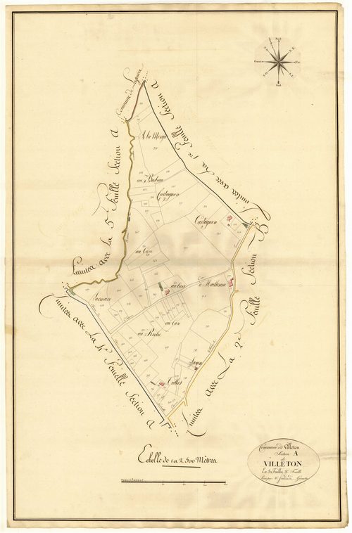 Plan primitif, atlas-A3 Villeton, Villeton