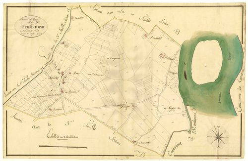 Plan primitif, atlas-B2 Saint-Christophe, Villeton