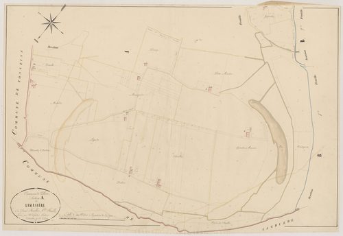 Plan napoléonien, atlas-A1 Lamasière, Villeton