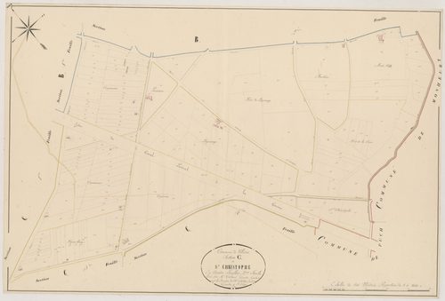 Plan napoléonien, atlas-C2 Saint-Christophe, Villeton