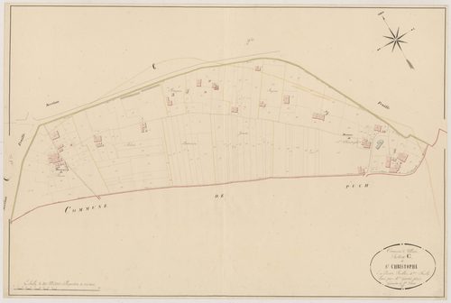 Plan napoléonien, atlas-C4 Saint-Christophe, Villeton