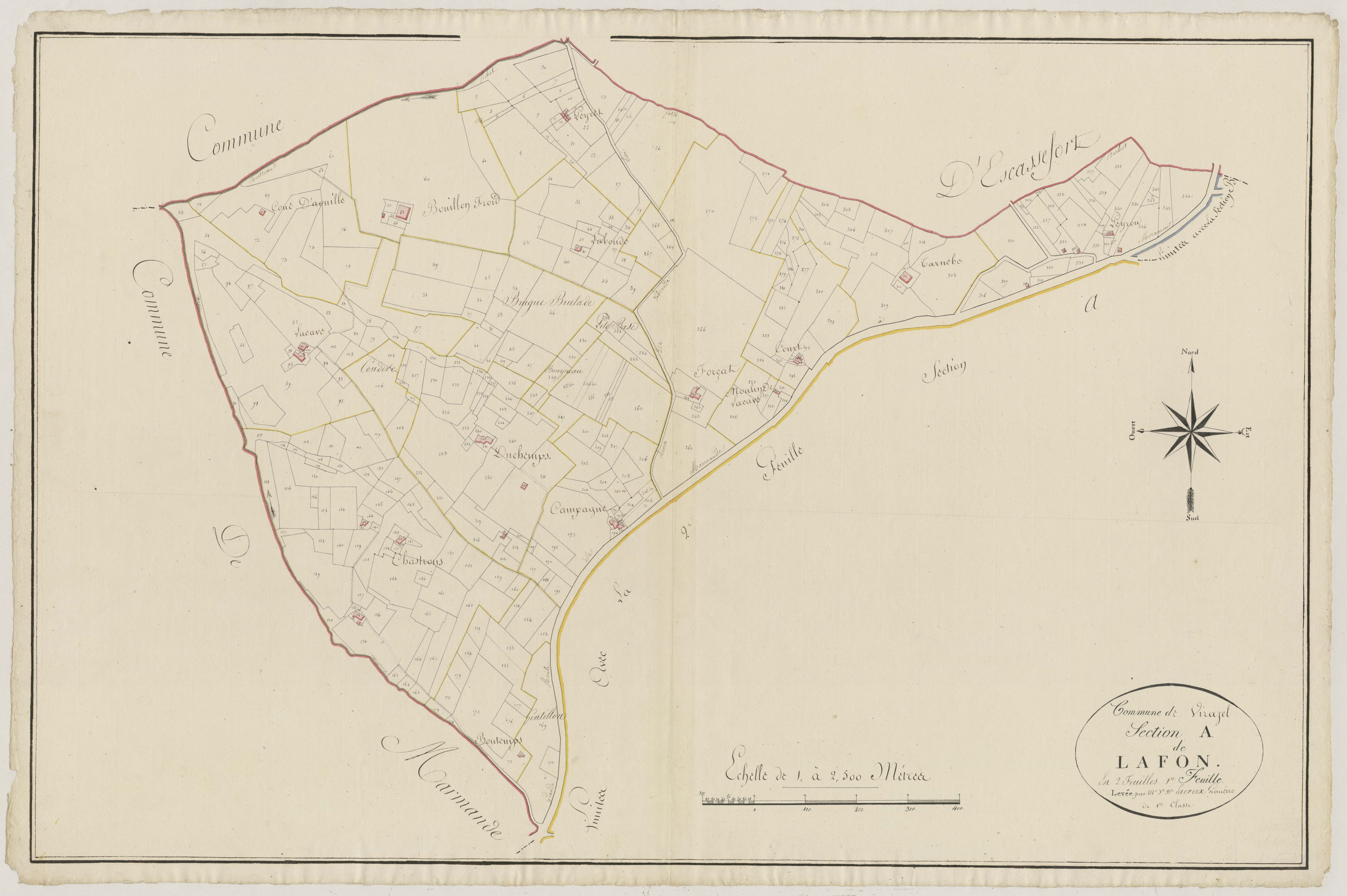 Plan primitif, atlas-A1 Lafon, Virazeil