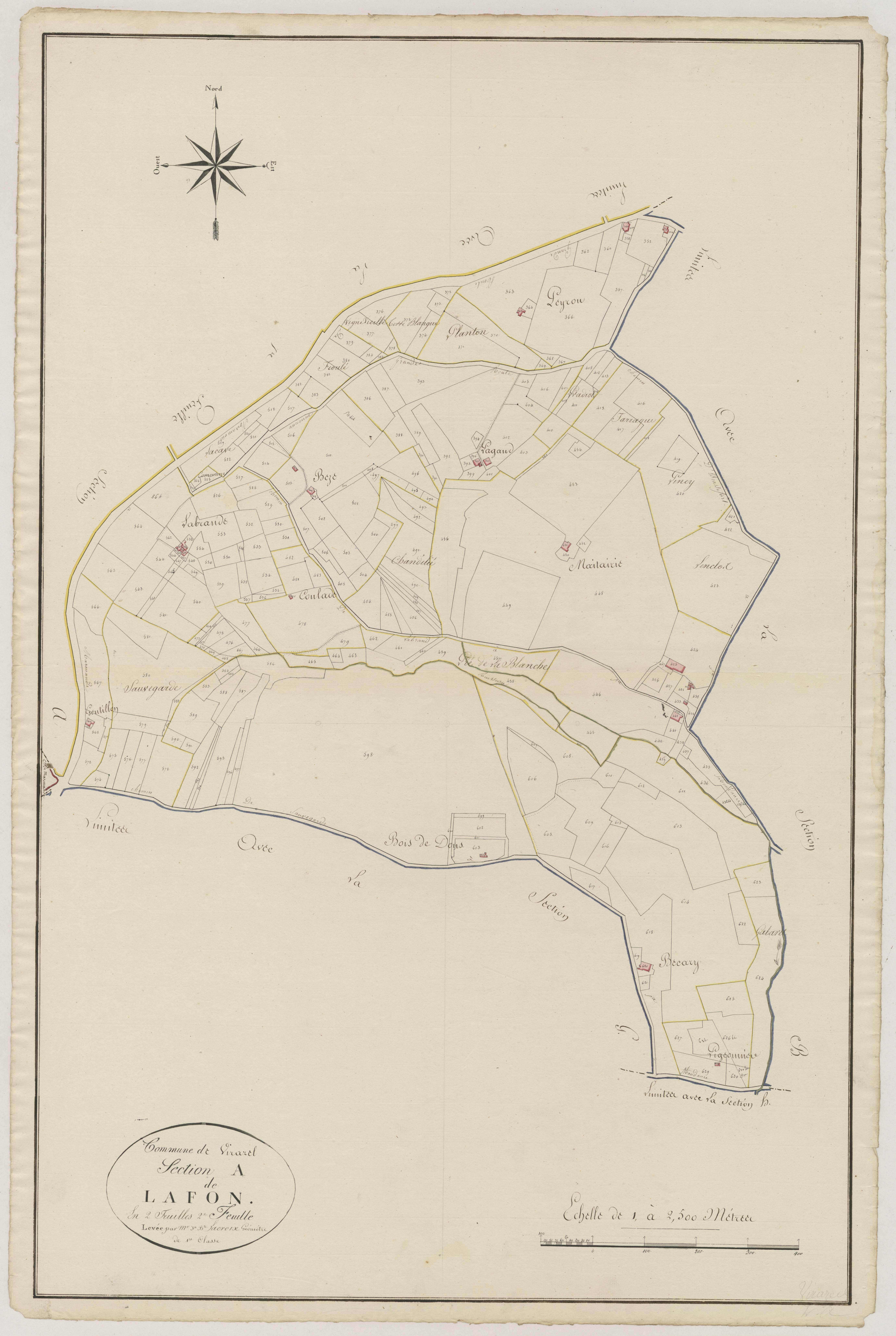 Plan primitif, atlas-A2 Lafon, Virazeil