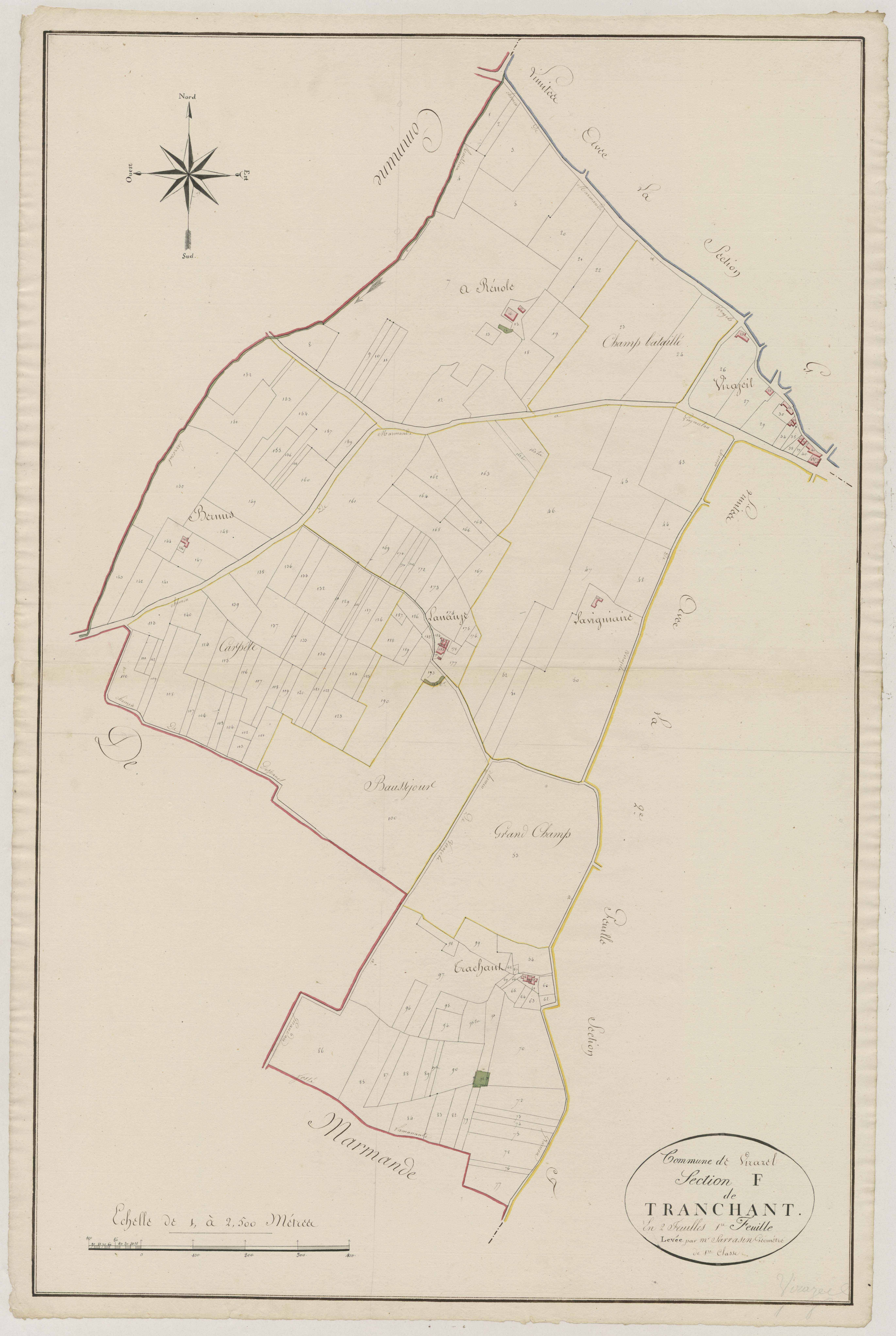 Plan primitif, atlas-F1 Tranchant, Virazeil
