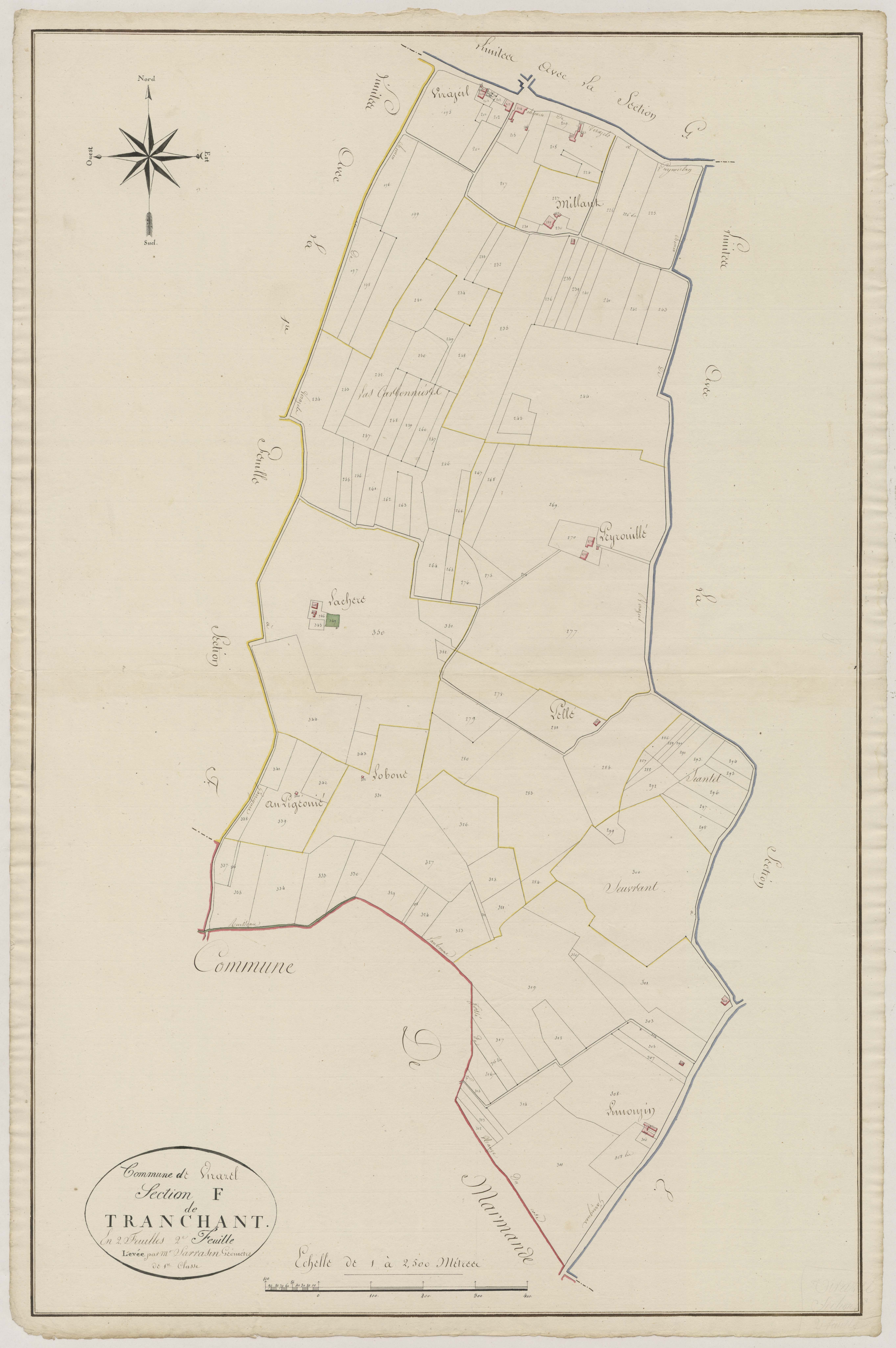 Plan primitif, atlas-F2 Tranchant, Virazeil