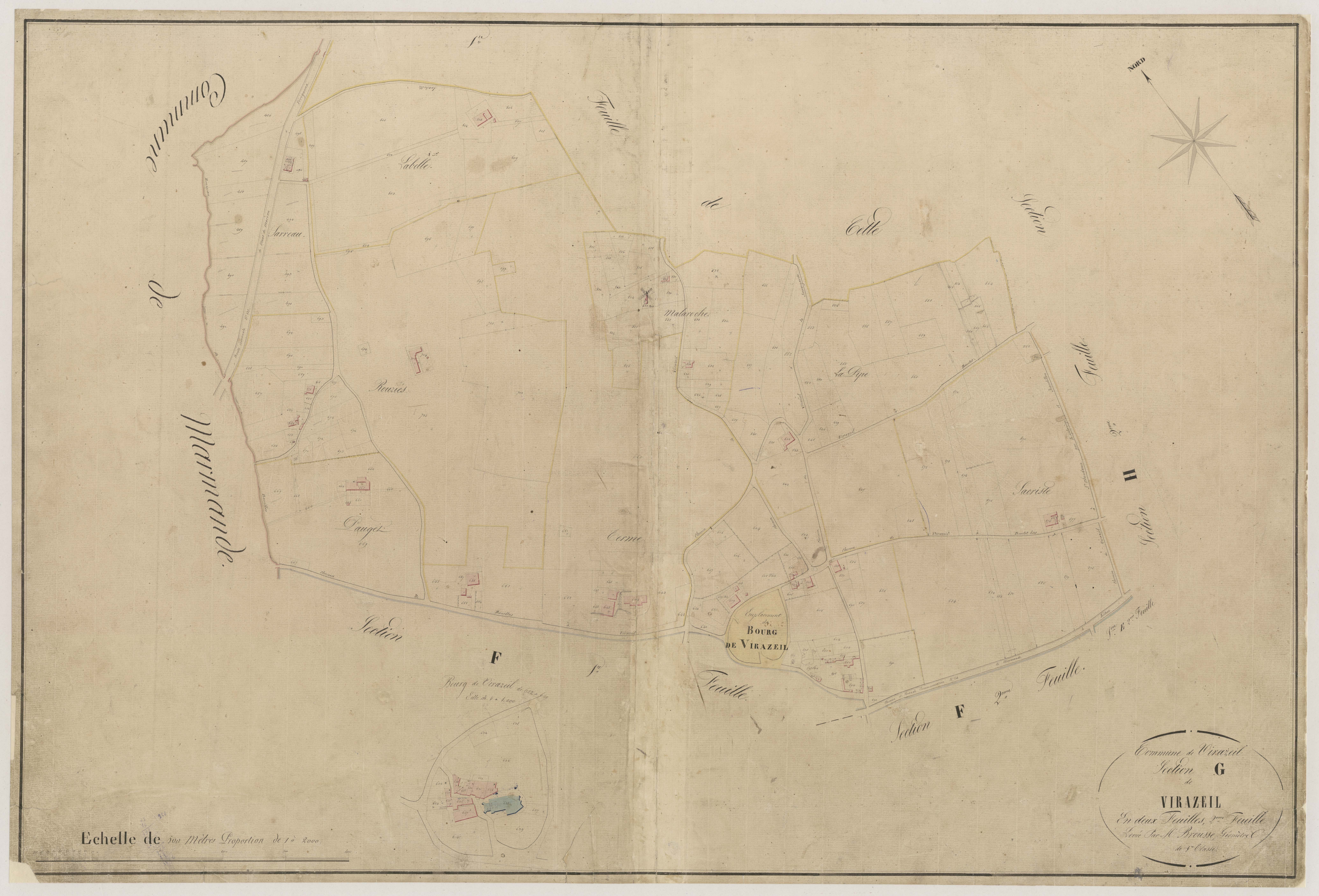 Plan napoléonien-G2 Virazeil, Virazeil