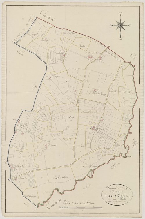 Plan primitif, atlas-C Lagazère, Virazeil