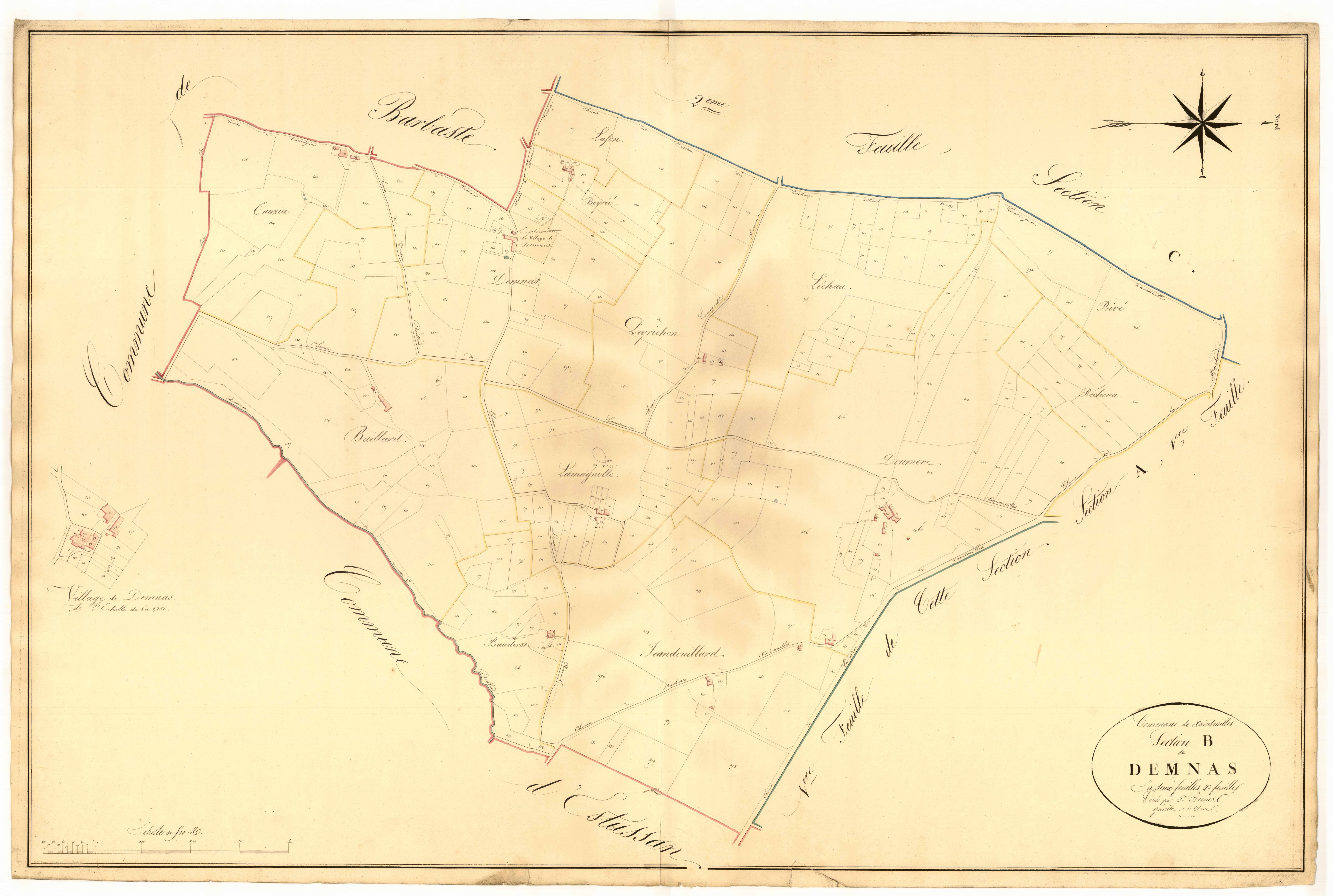 Plan napoléonien, atlas-B2 Demnas, Xaintrailles