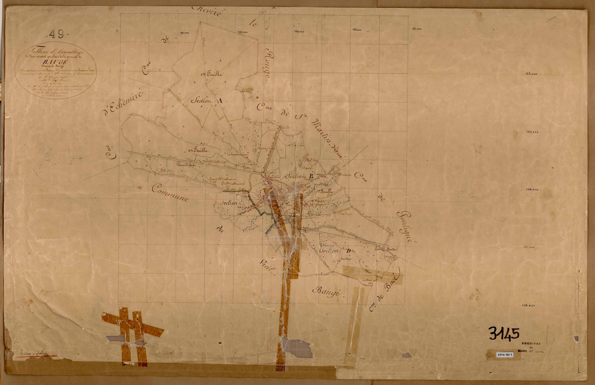 Baugé Tableau d’assemblage