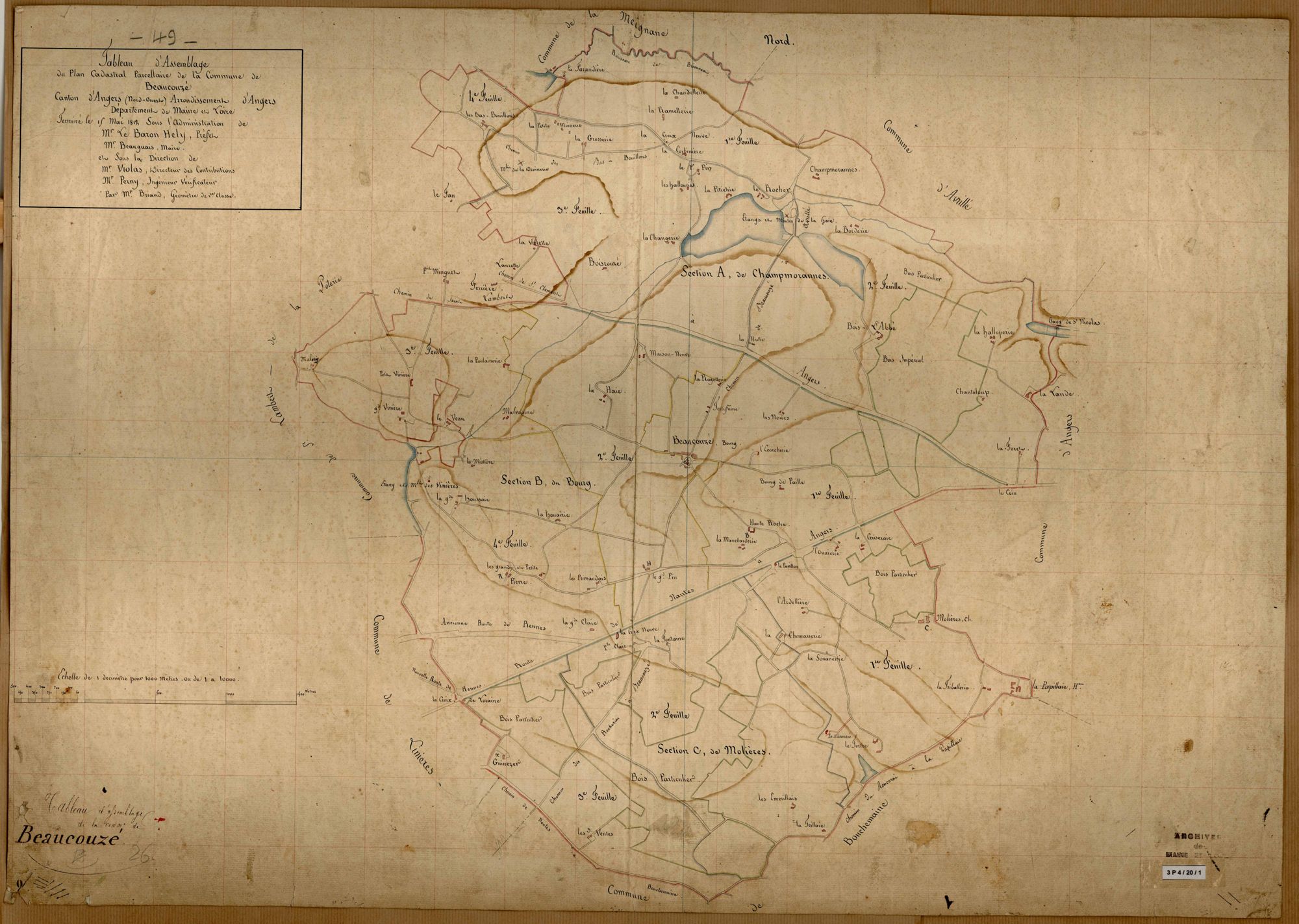 Beaucouzé Tableau d’assemblage