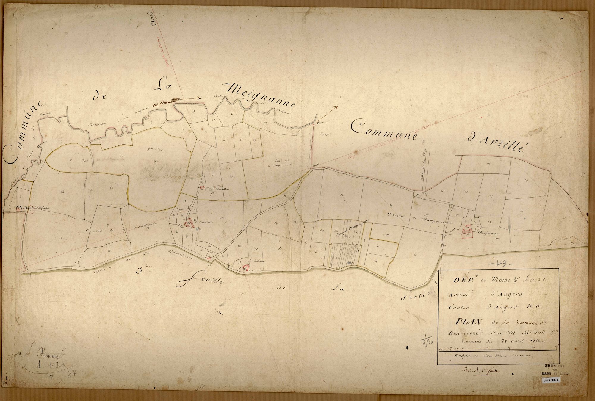 Beaucouzé A 1 de Champmoranne