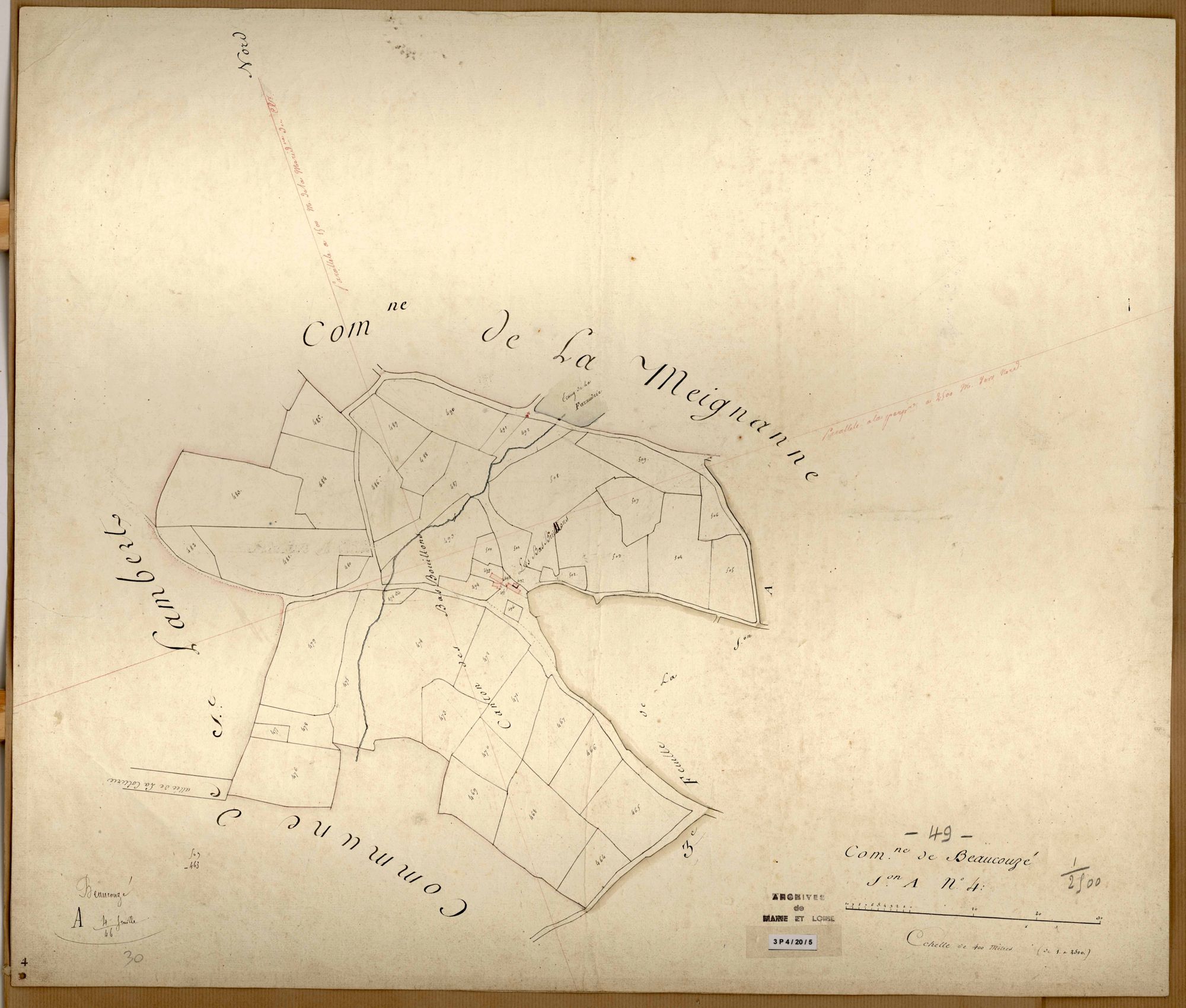 Beaucouzé A 4 de Champmoranne