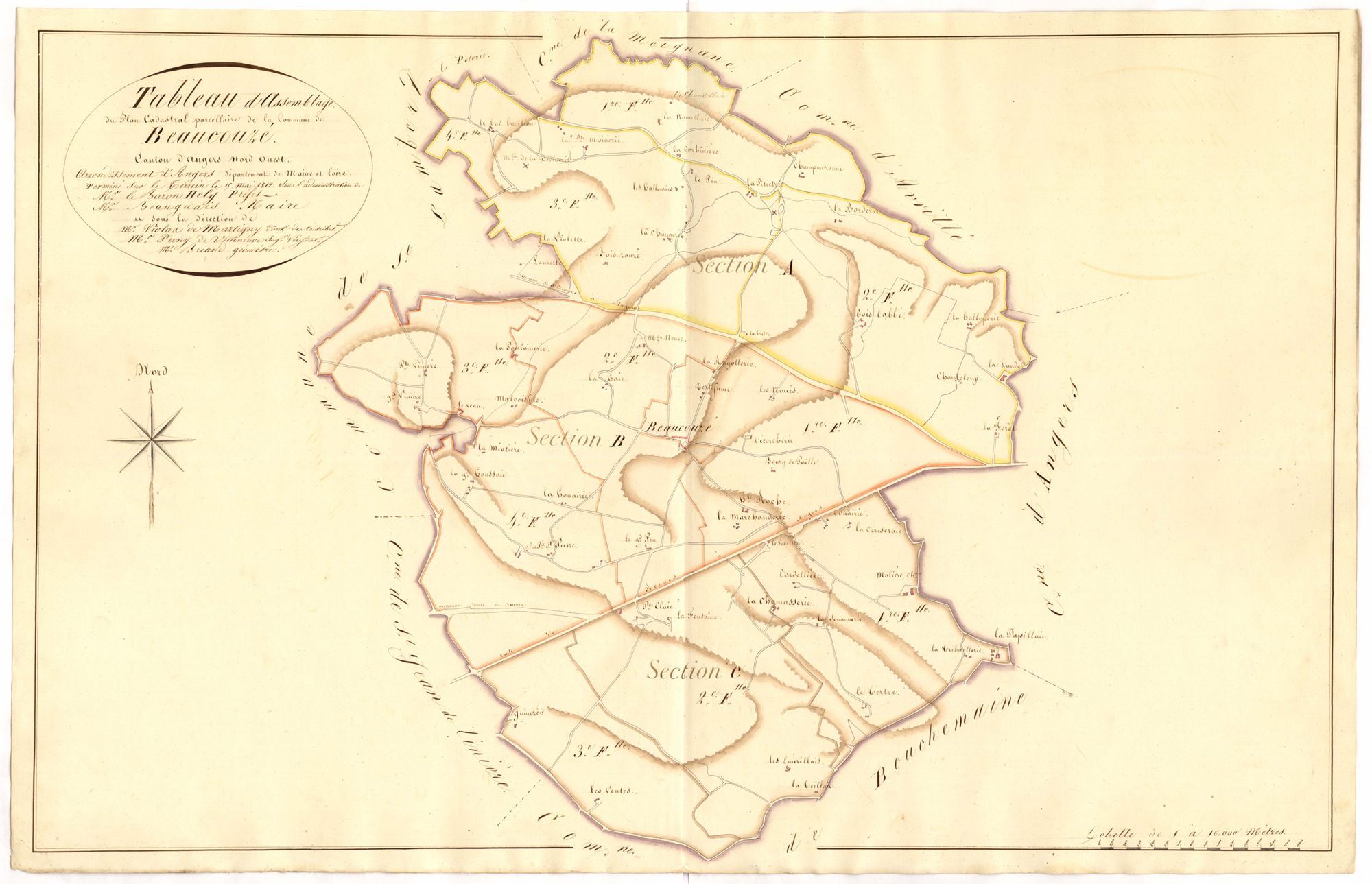 Beaucouzé Tableau d’assemblage
