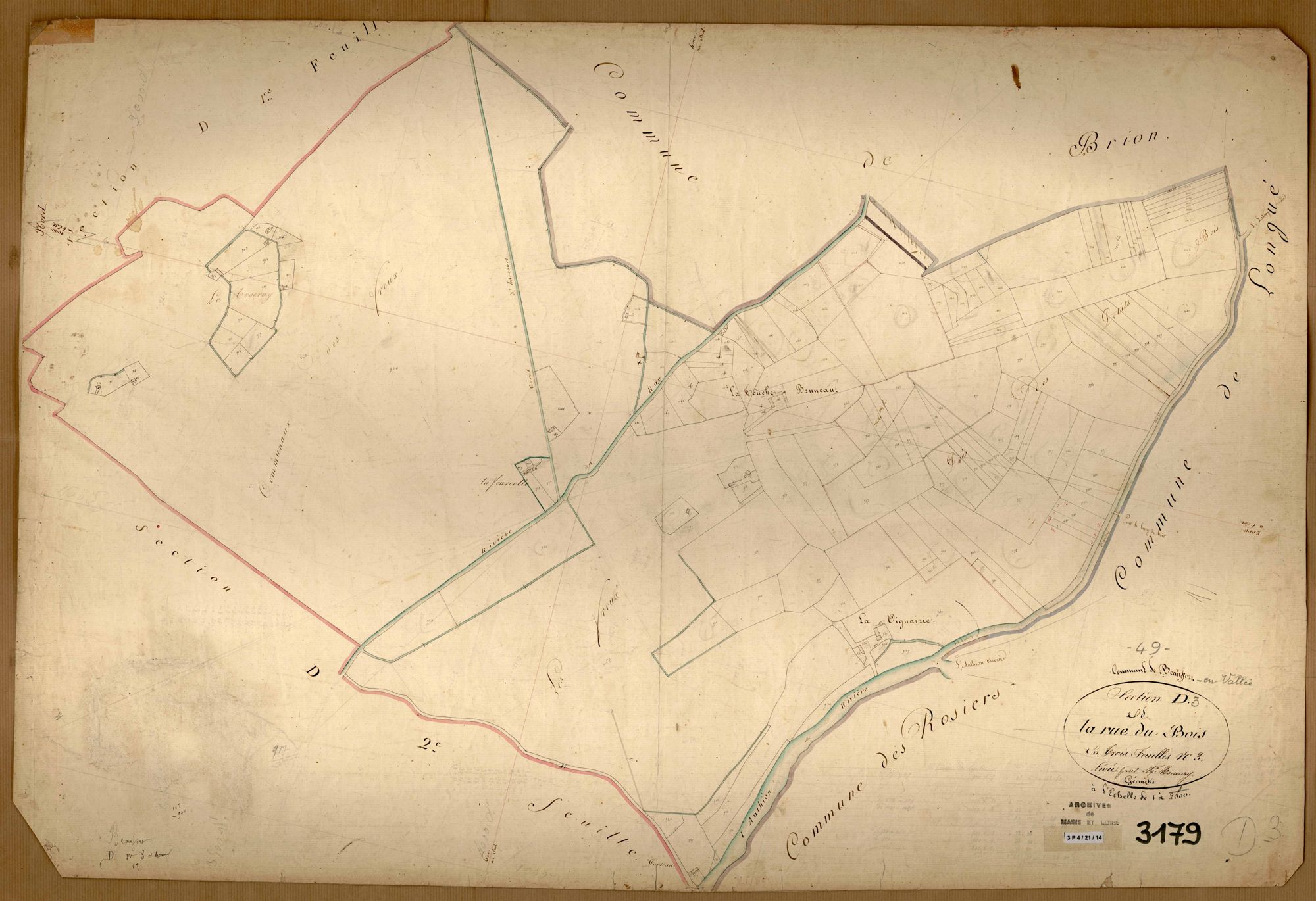 Beaufort-en-Vallée D 3 de la Rue du Bois