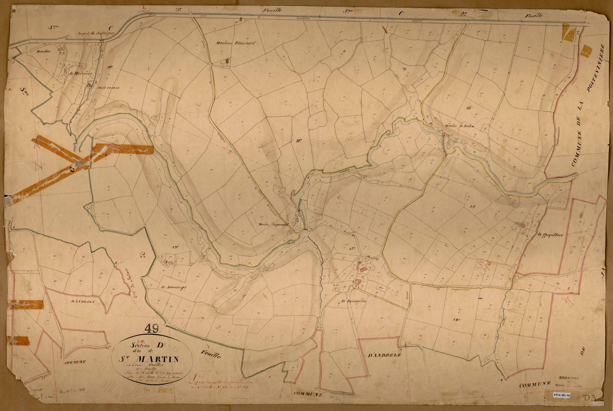 Beaupréau D 3 de Saint-Martin