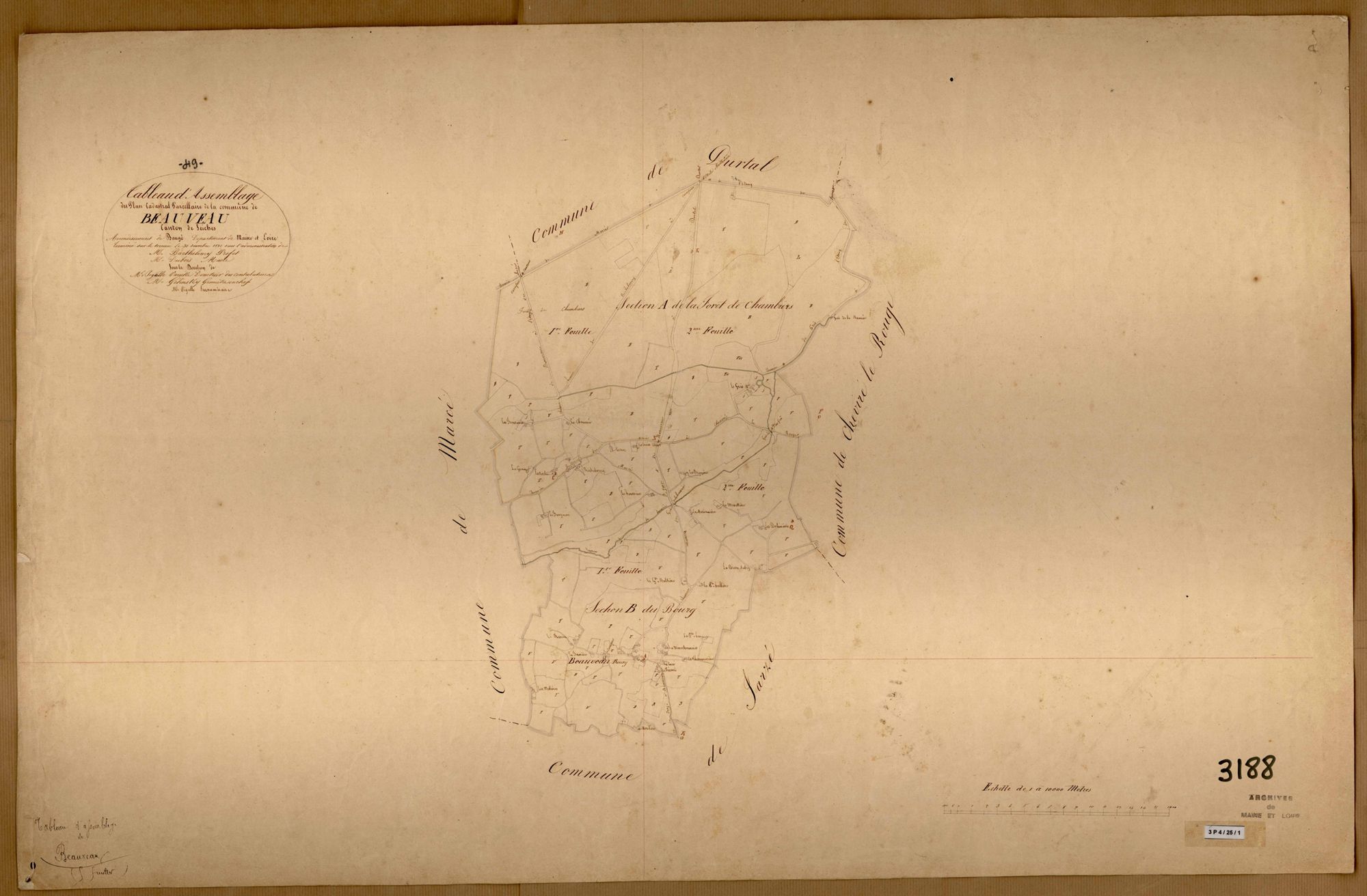 Beauvau Tableau d’assemblage