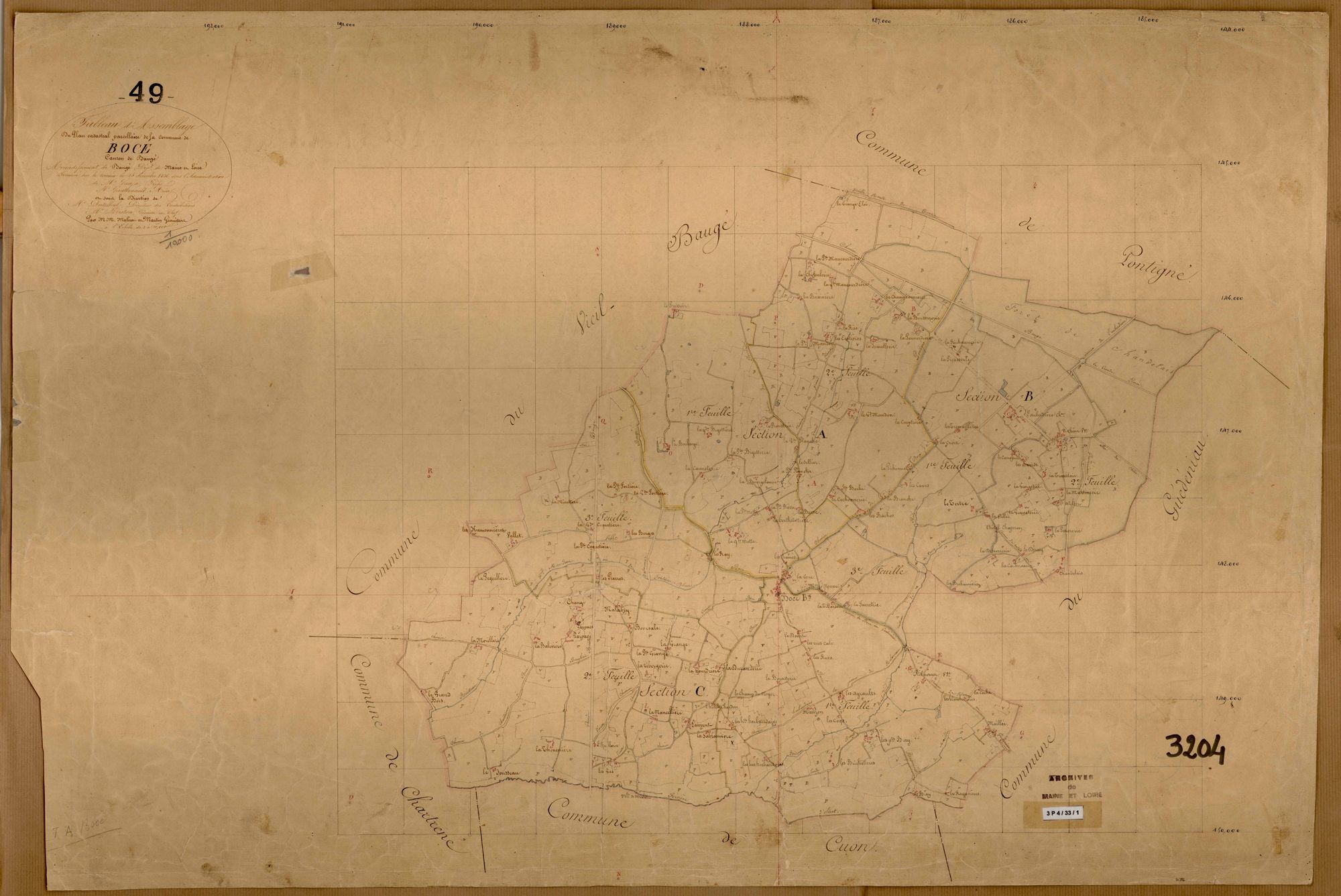 Bocé Tableau d’assemblage