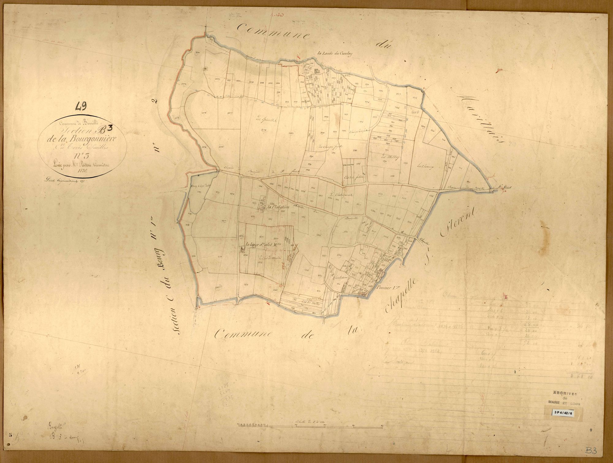 Bouzillé B 3 de la Bourgonnière
