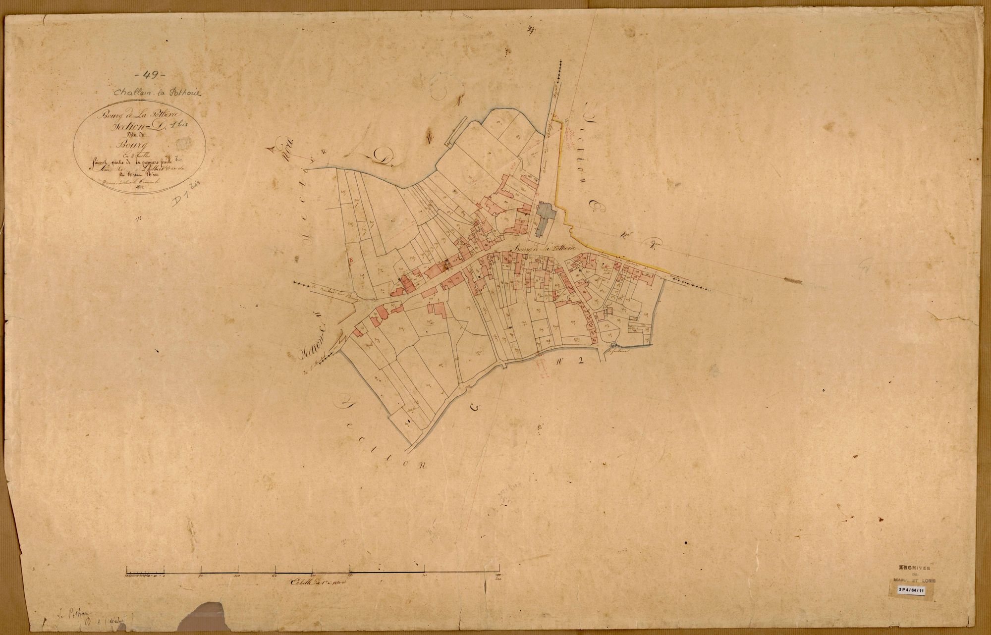Challain-la-Potherie D 1 bis du Bourg