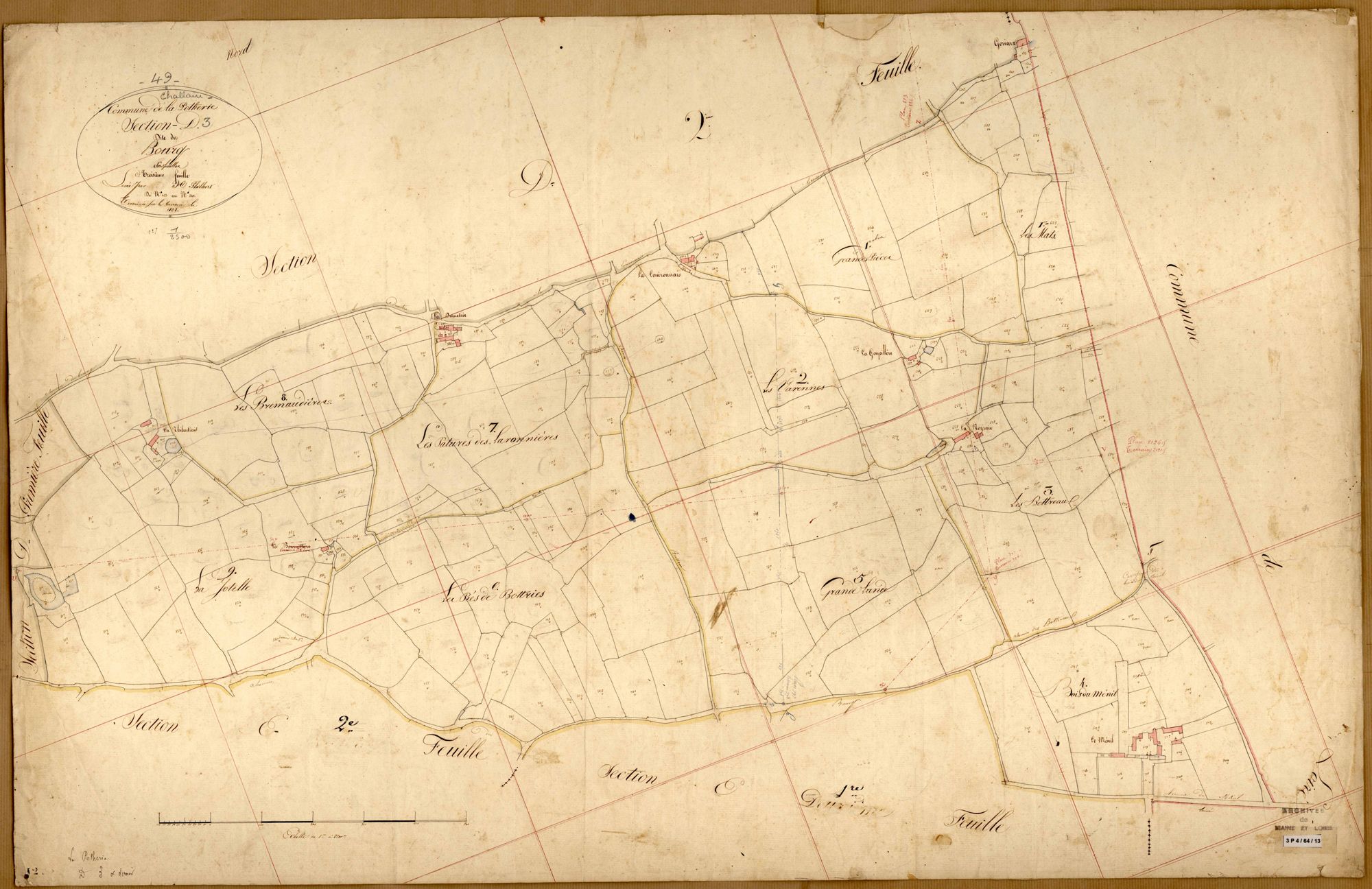 Challain-la-Potherie D 3 du Bourg