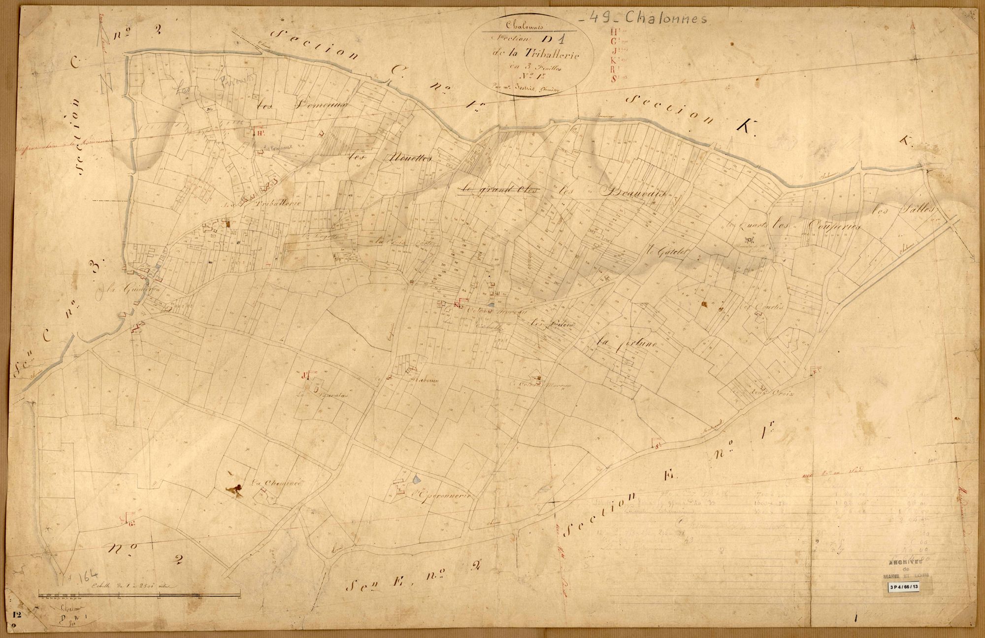 Chalonnes-sur-Loire D 1 de La Triballerie