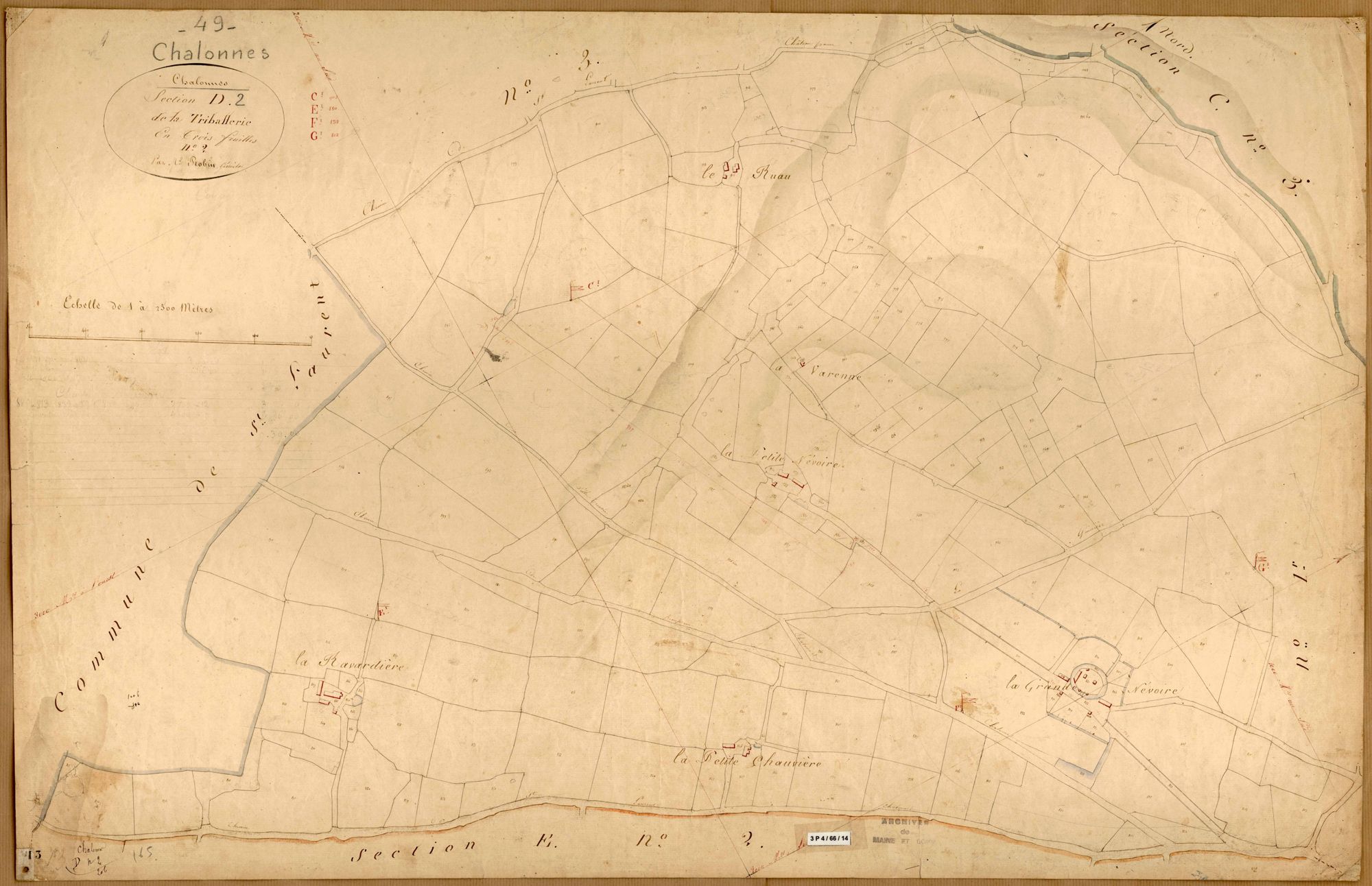 Chalonnes-sur-Loire D 2 de La Triballerie