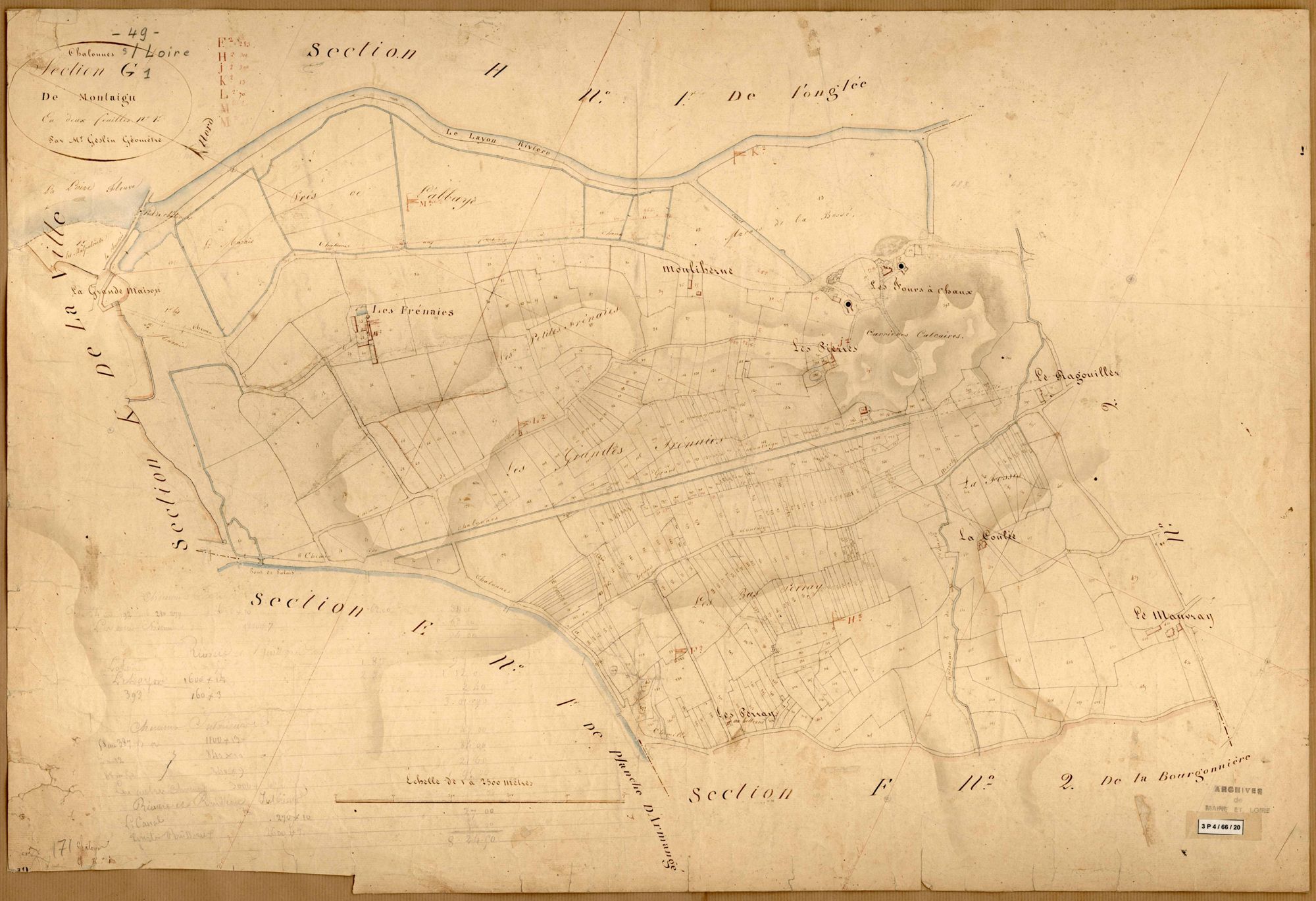 Chalonnes-sur-Loire G 1 de Montaigu