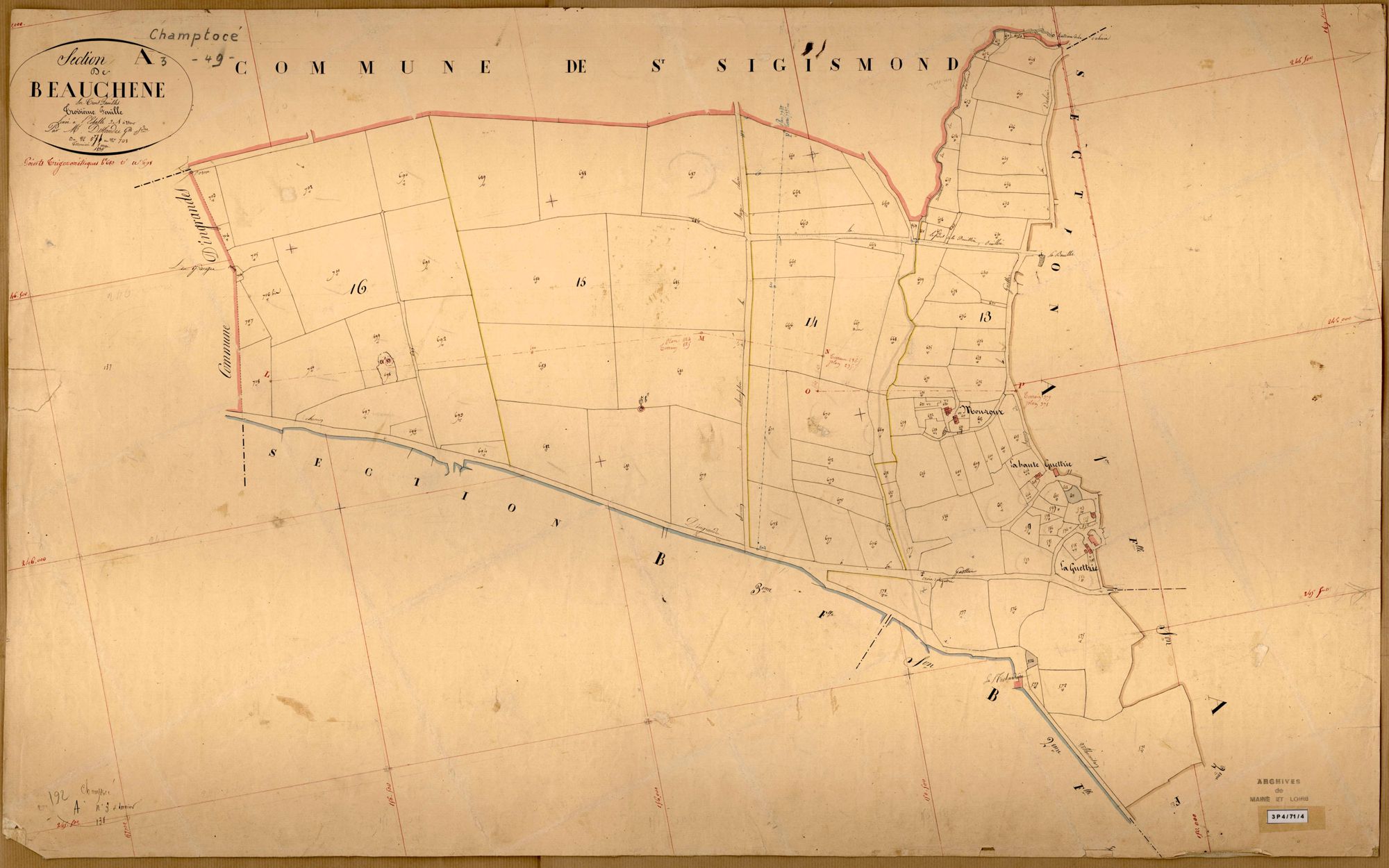 Champtocé-sur-Loire A 3 de Beauchêne