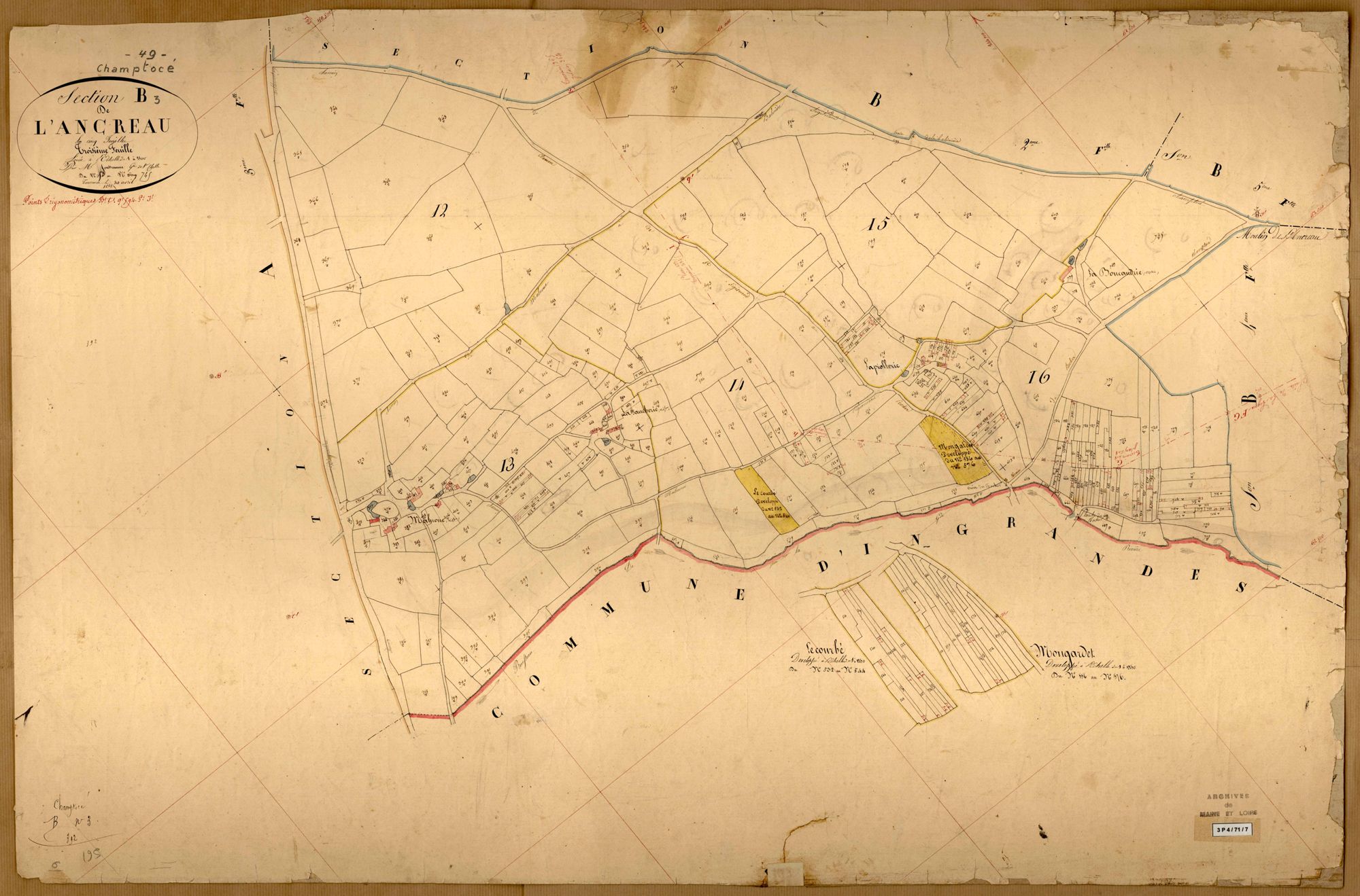 Champtocé-sur-Loire B 3 de L’Ancreau