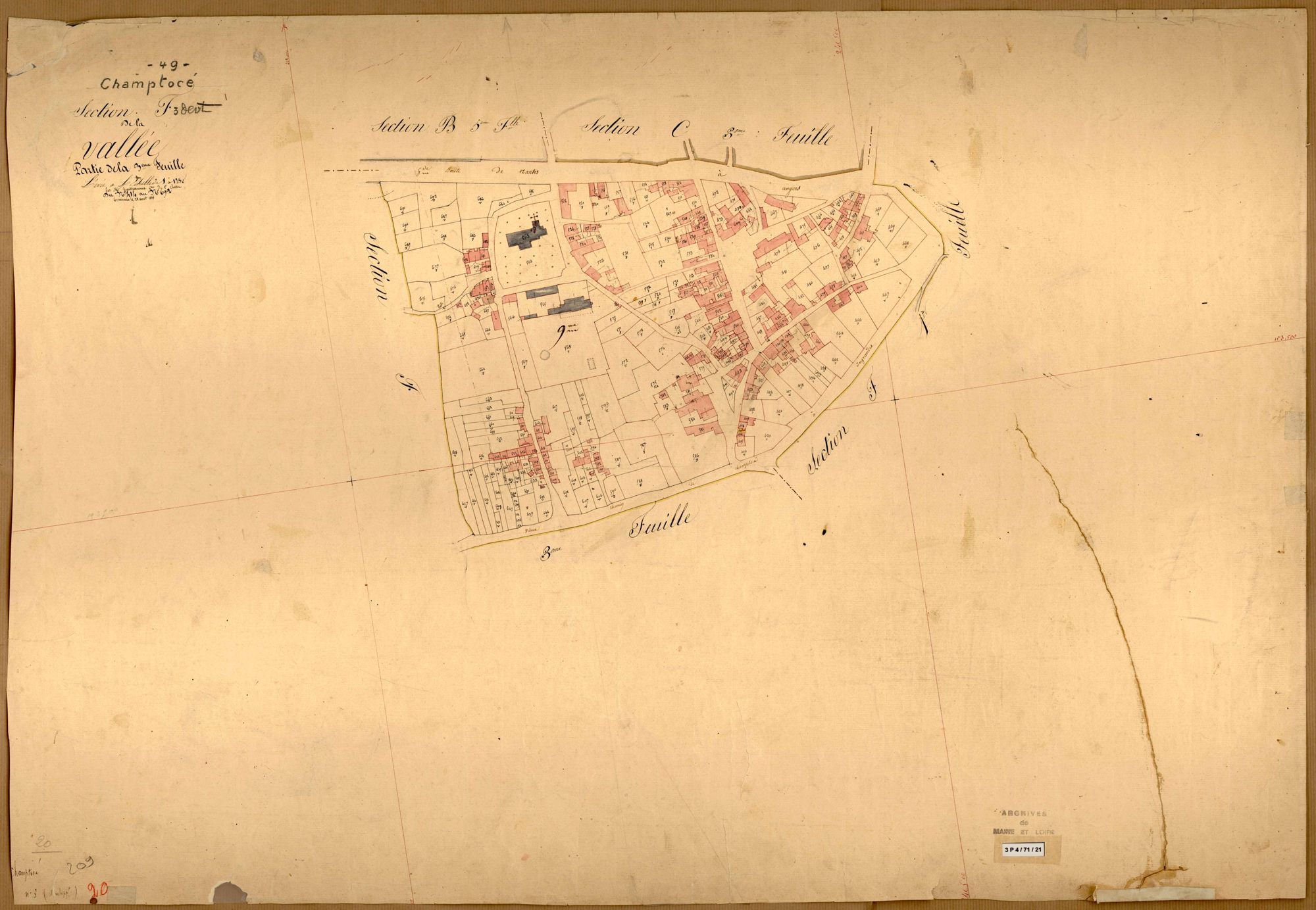 Champtocé-sur-Loire F 3 (partie) de La Vallée
