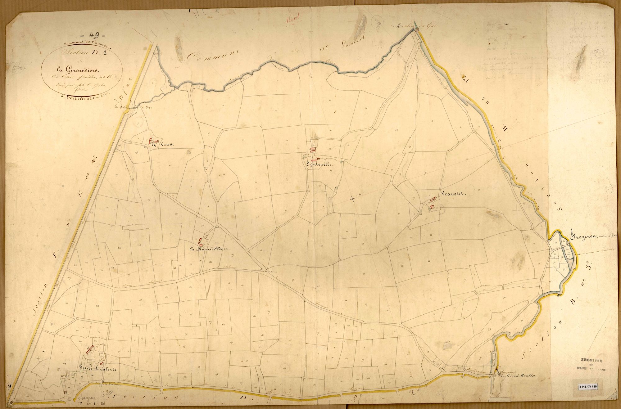 Chanzeaux D 1 de la Girdaudière
