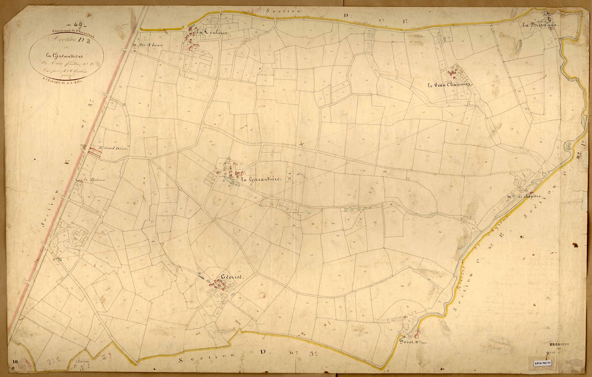 Chanzeaux D 2 de la Girdaudière