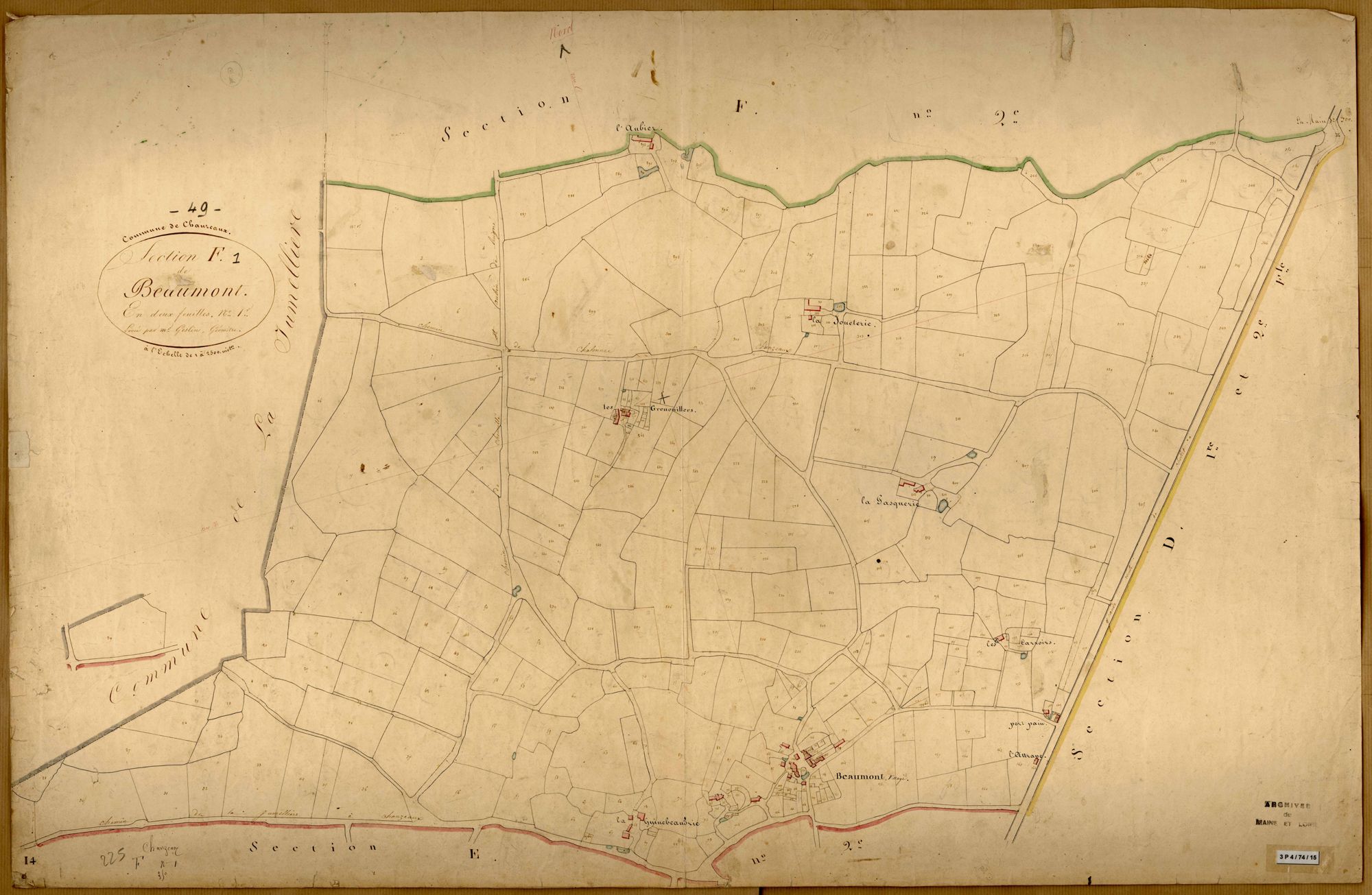 Chanzeaux F 1 de Beaumont