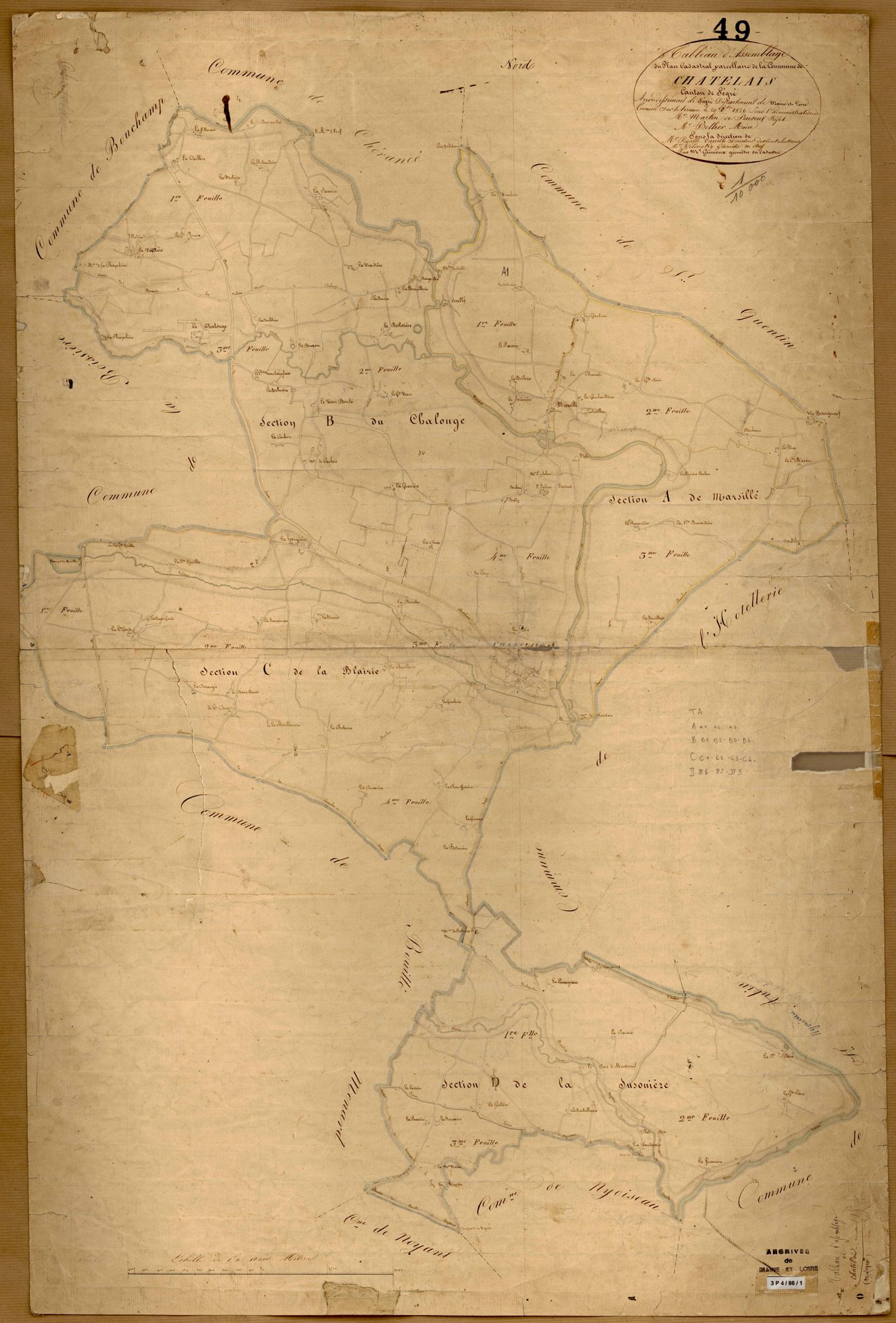 Châtelais Tableau d’assemblage