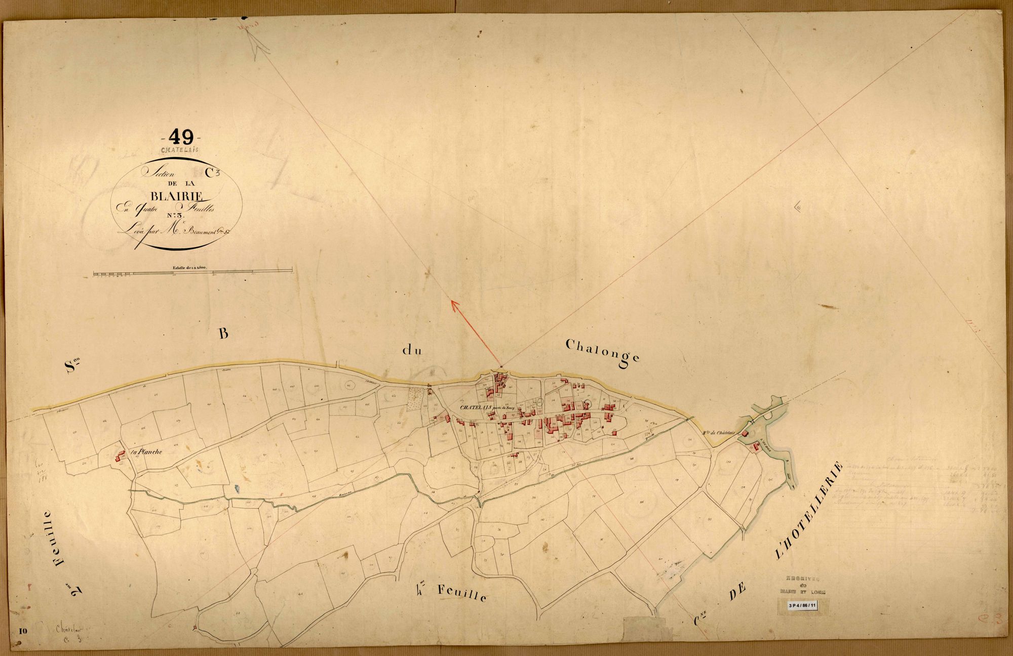 Châtelais C 3 de La Blairie