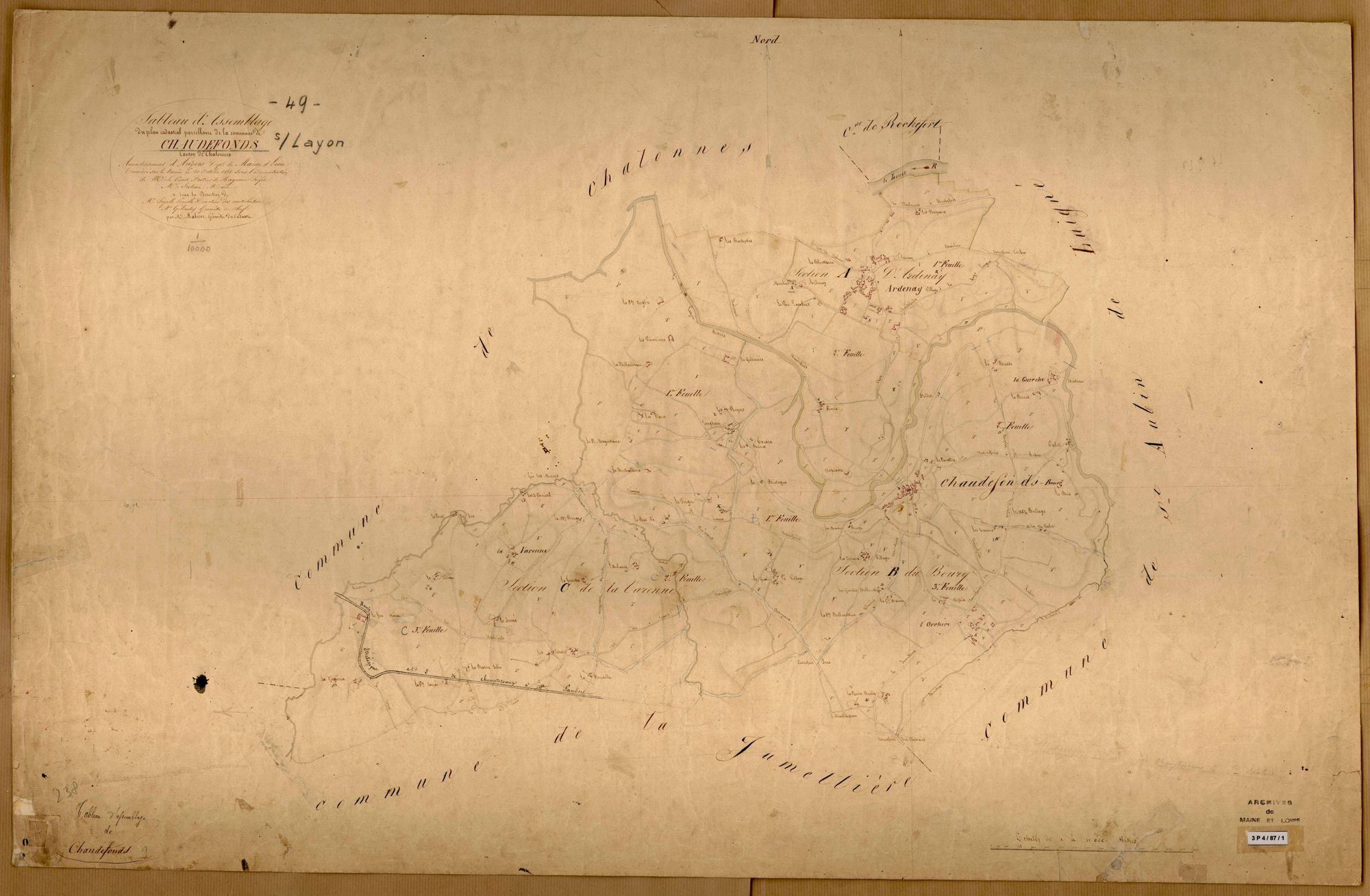 Chaudefonds-sur-Layon Tableau d’assemblage