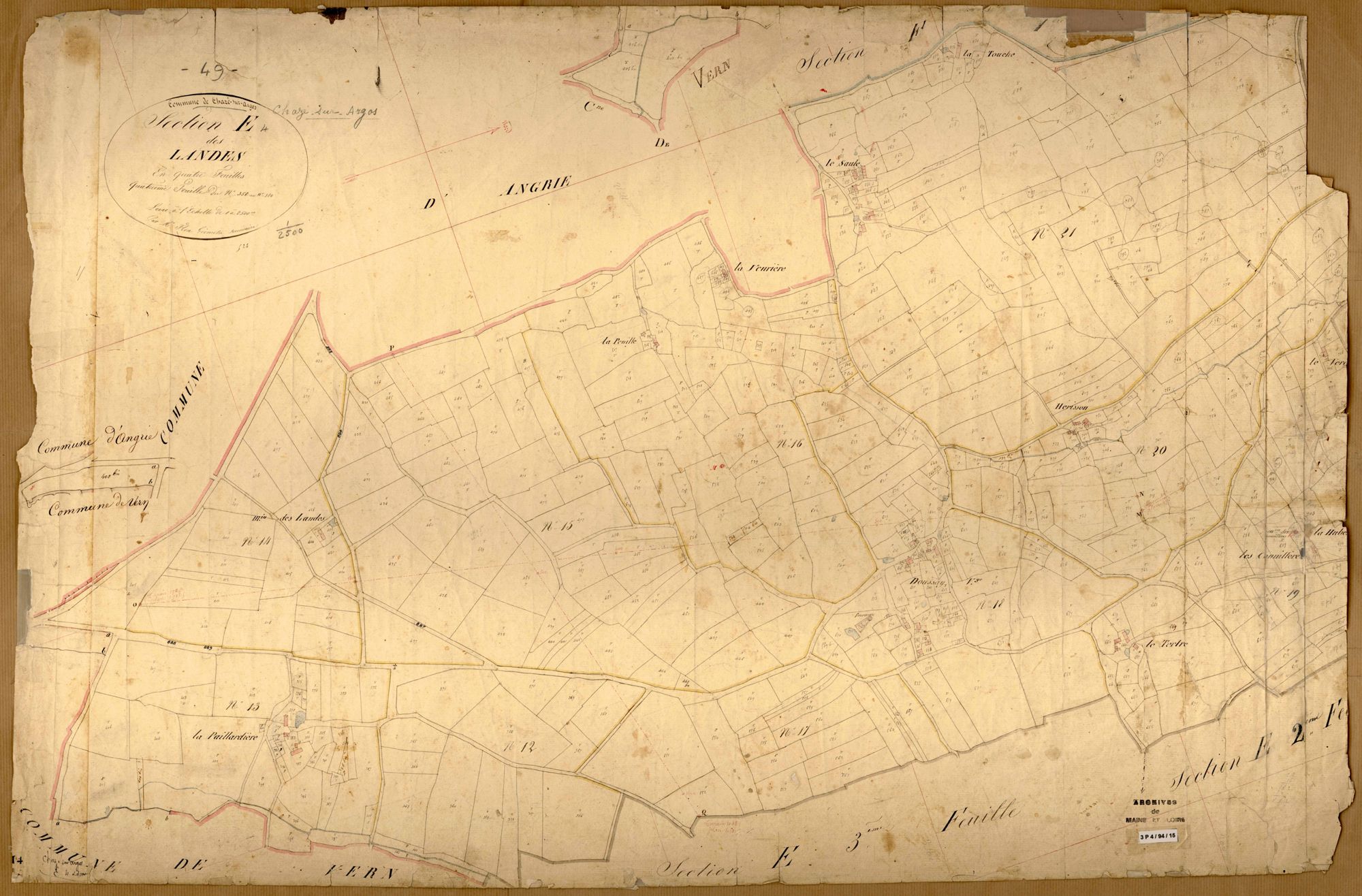 Chazé-sur-Argos E 4 des Landes