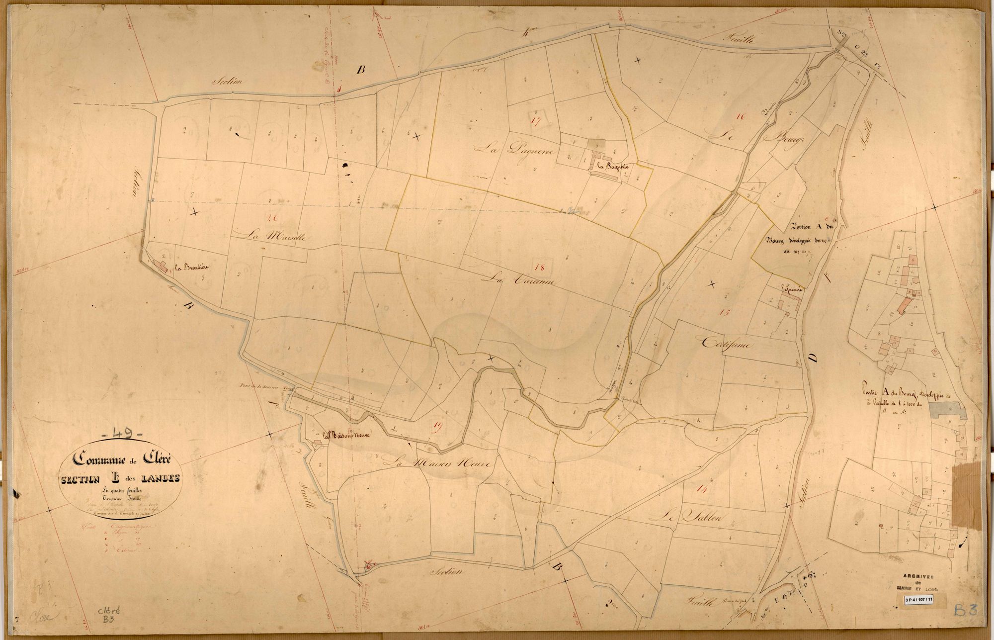 Cléré-sur-Layon B 3 des Landes