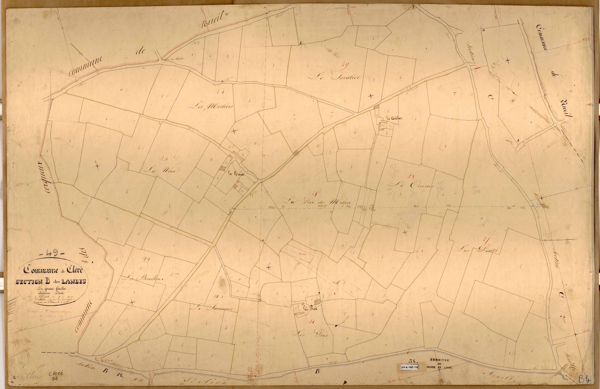 Cléré-sur-Layon B 4 des Landes