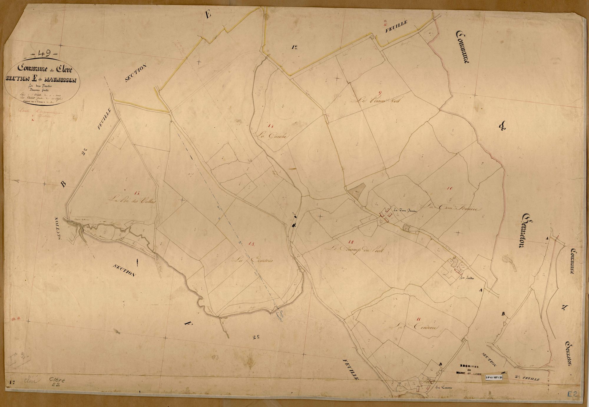 Cléré-sur-Layon E 2 de Maumusson