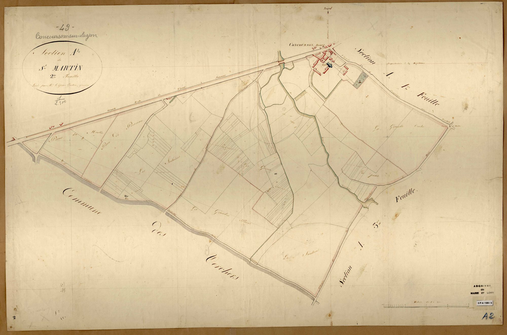 Concourson-sur-Layon A 2 de Saint Martin
