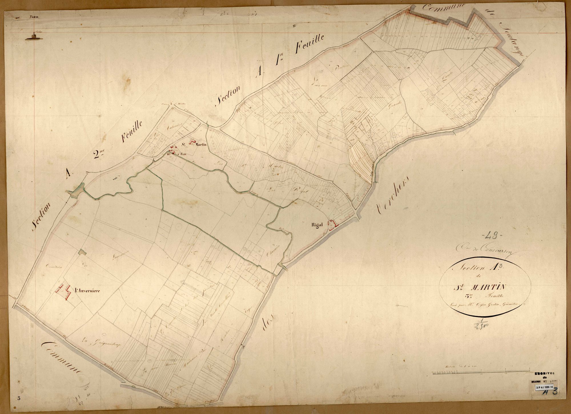 Concourson-sur-Layon A 3 de Saint Martin