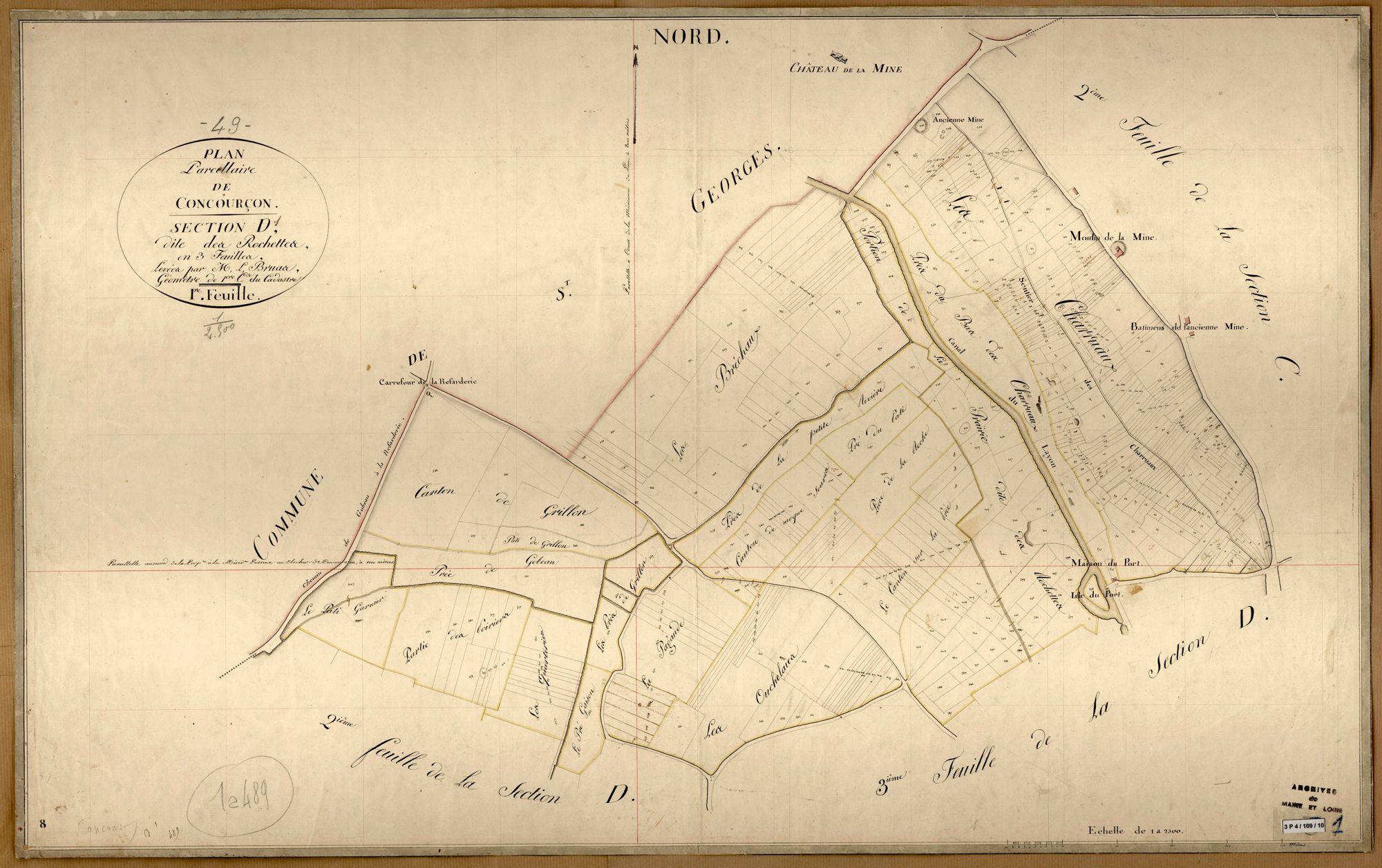 Concourson-sur-Layon D 1 des Rochettes