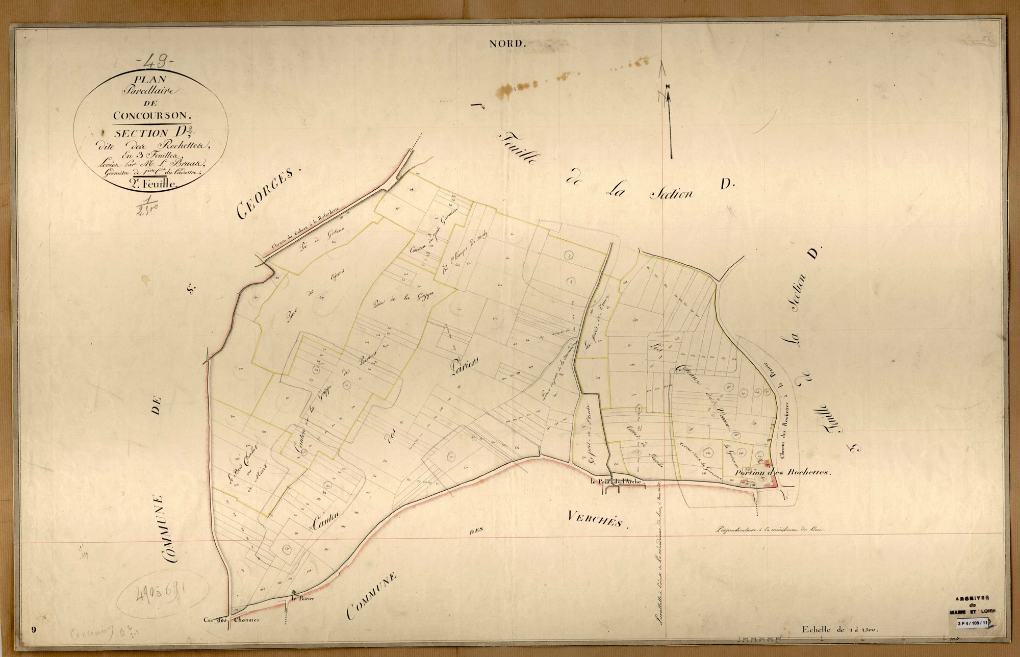 Concourson-sur-Layon D 2 des Rochettes