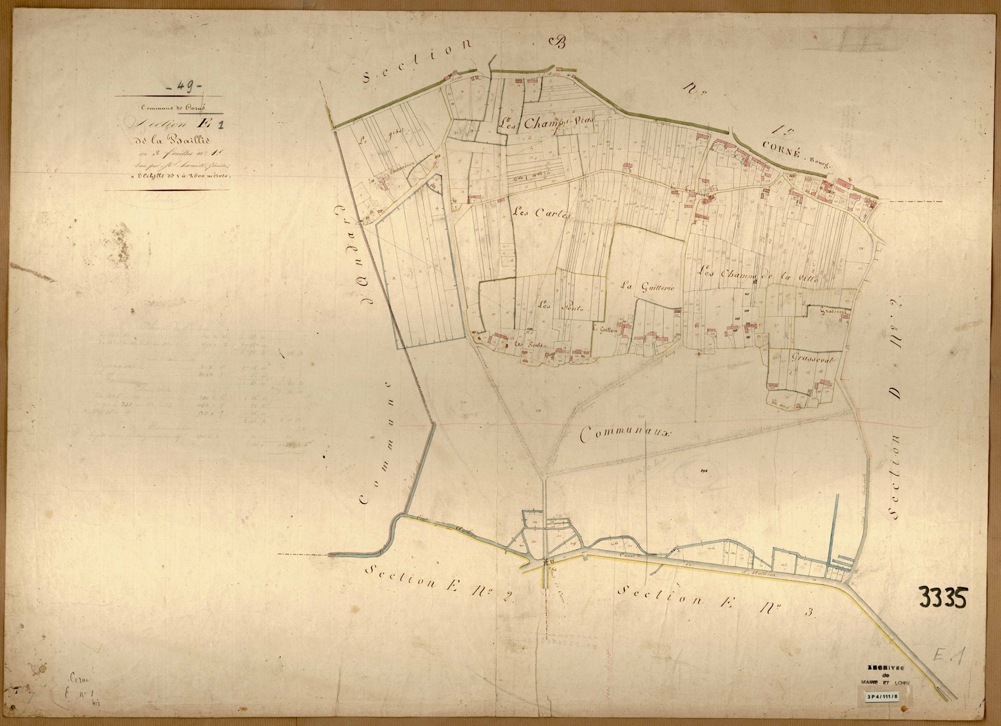 Corné E 1 de la Baillie
