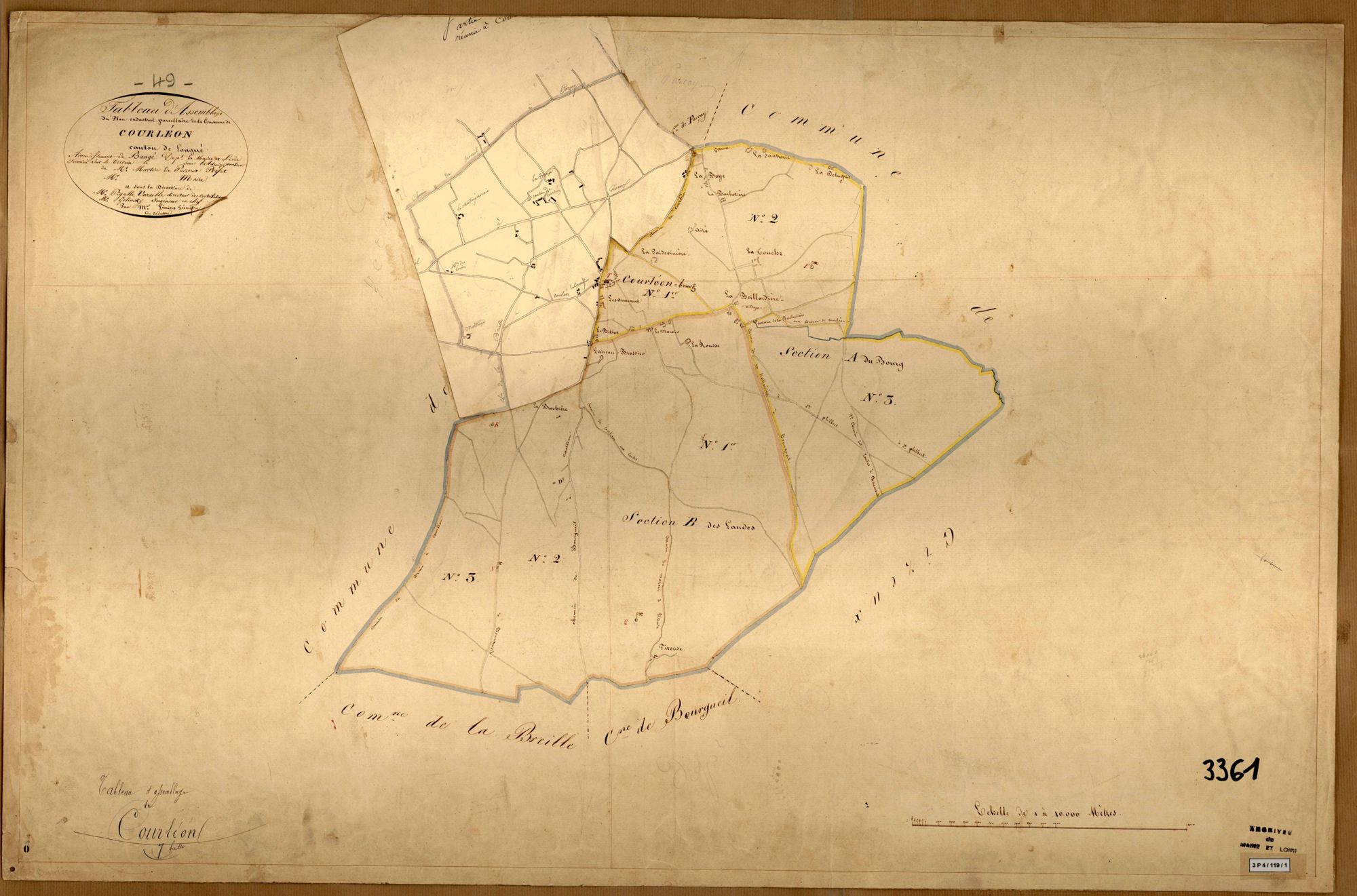 Courléon Tableau d’assemblage