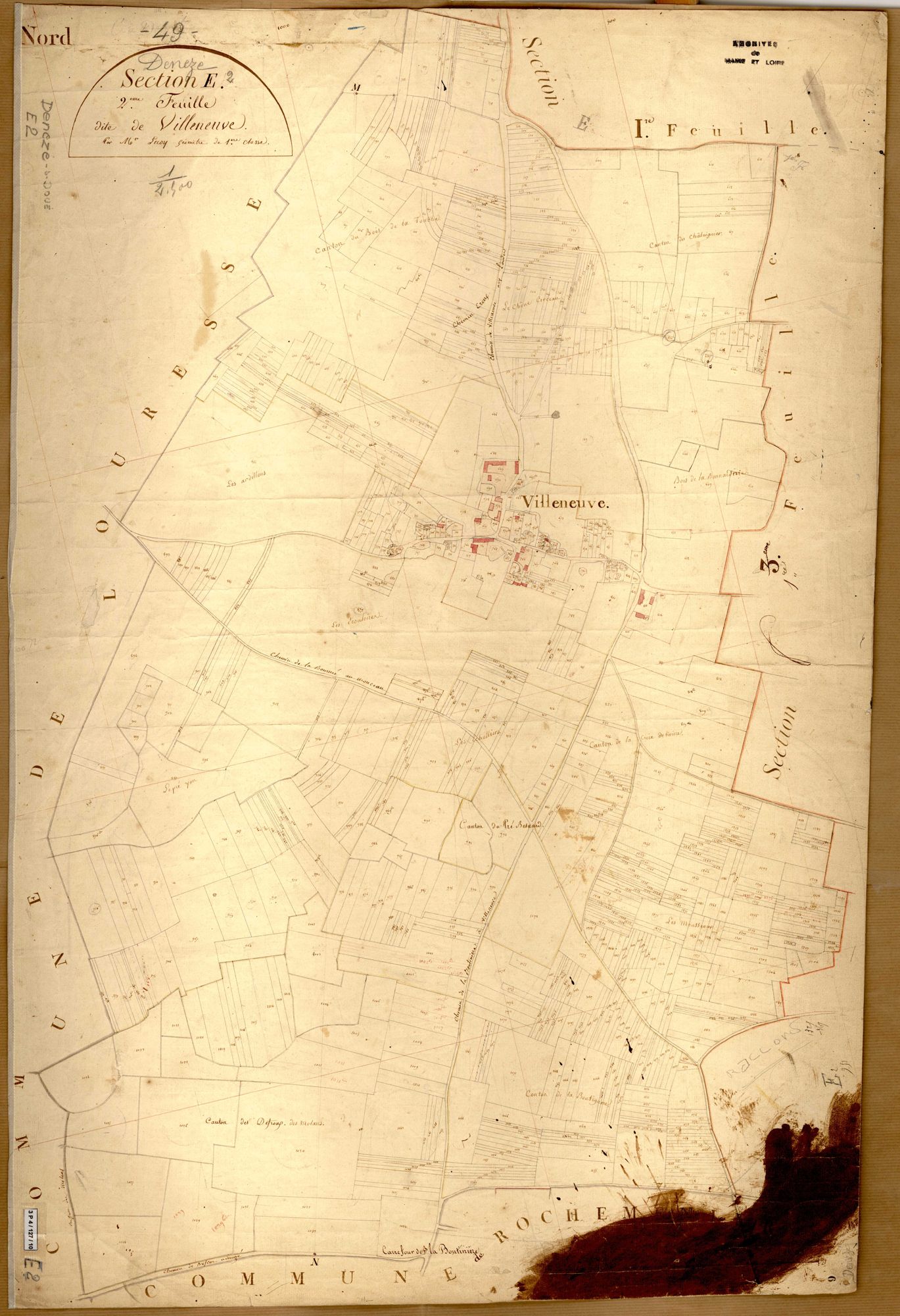 Dénezé-sous-Doué E 2 de Villeneuve
