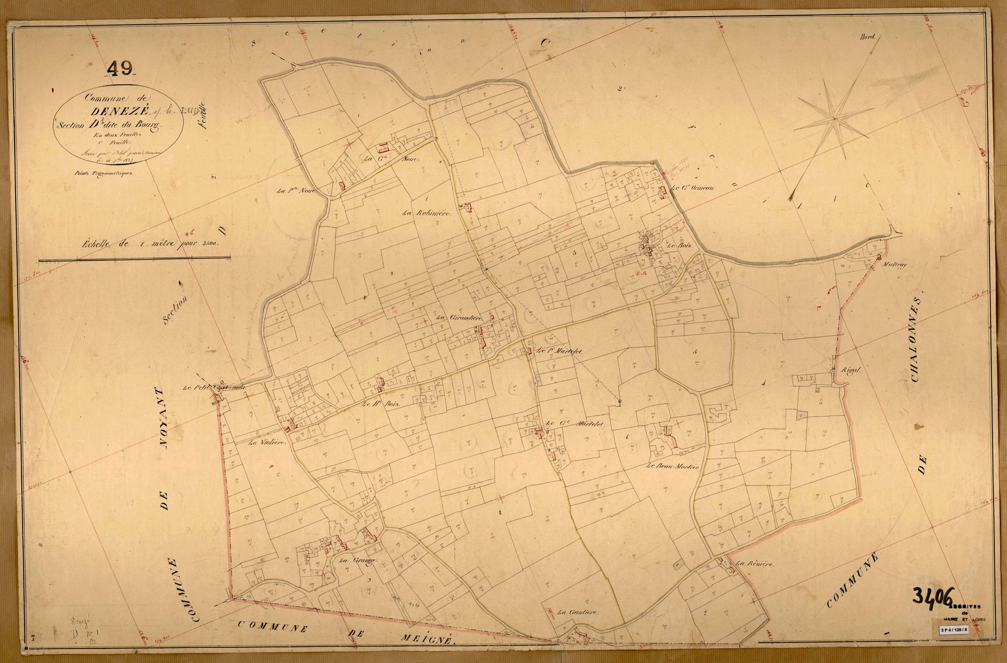 Dénezé-sous-le-Lude D 1 du Bourg