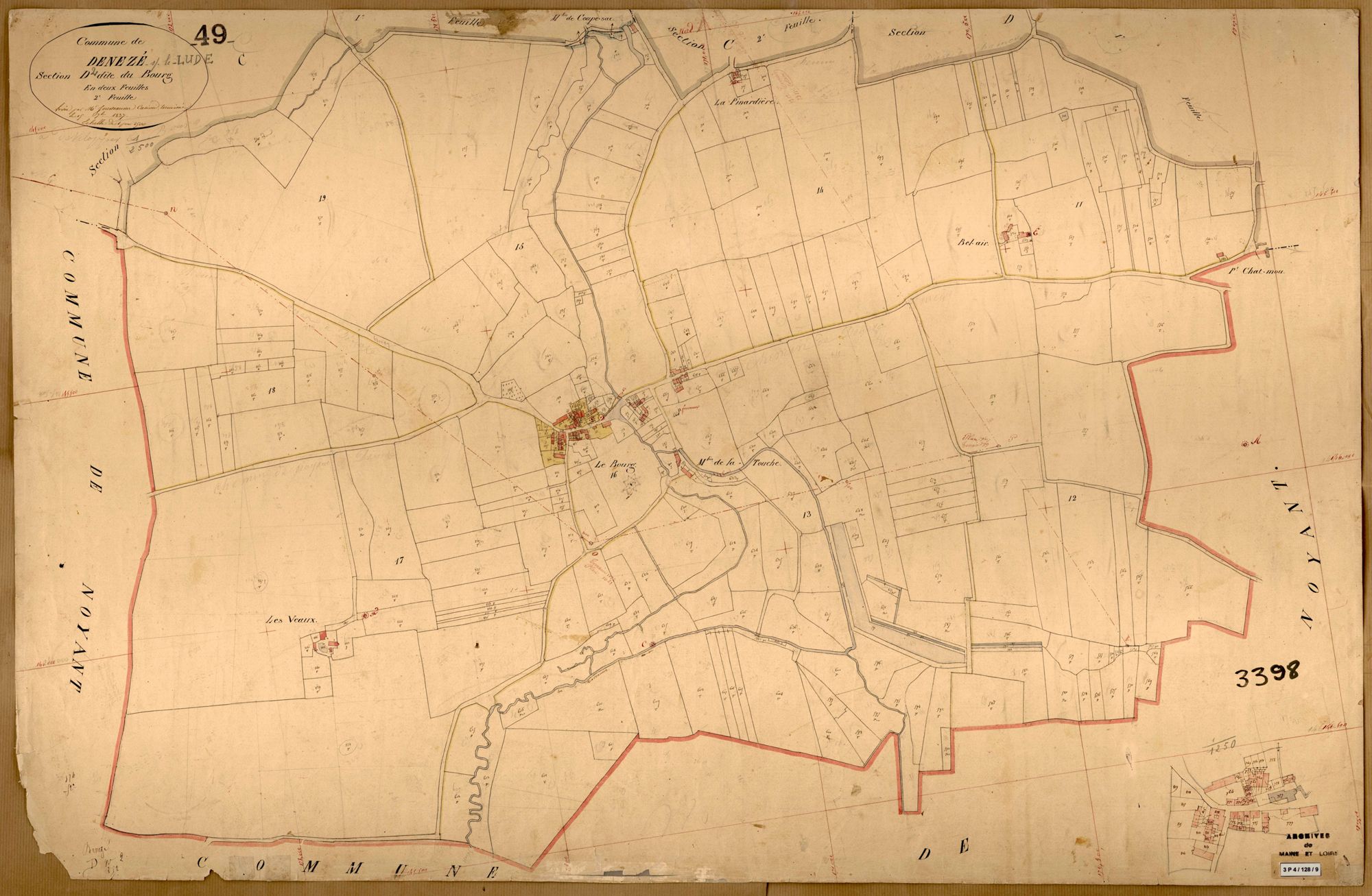 Dénezé-sous-le-Lude D 2 du Bourg