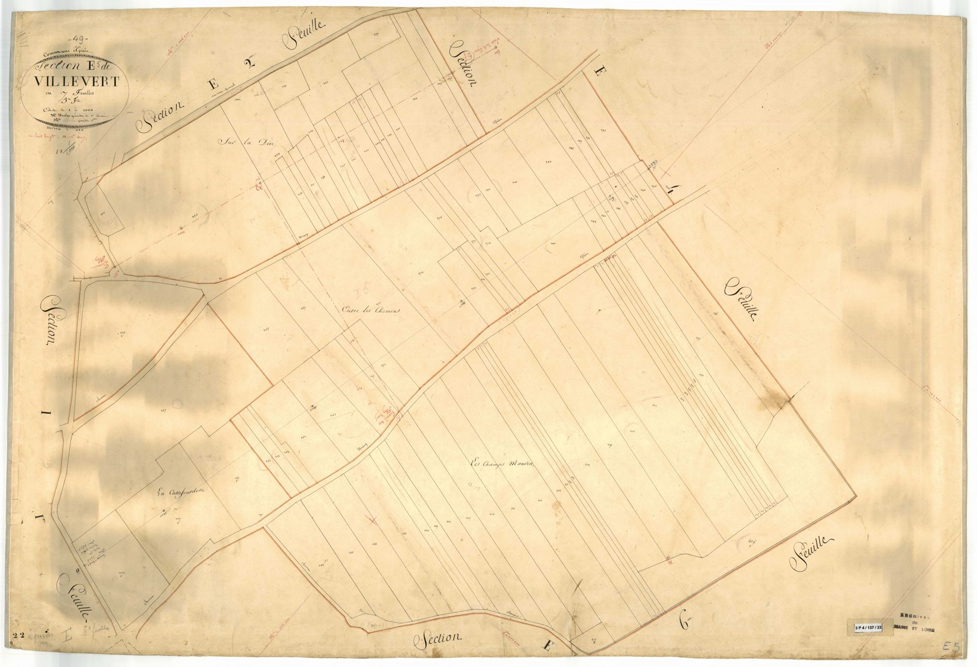Épieds E 5 de Villevert